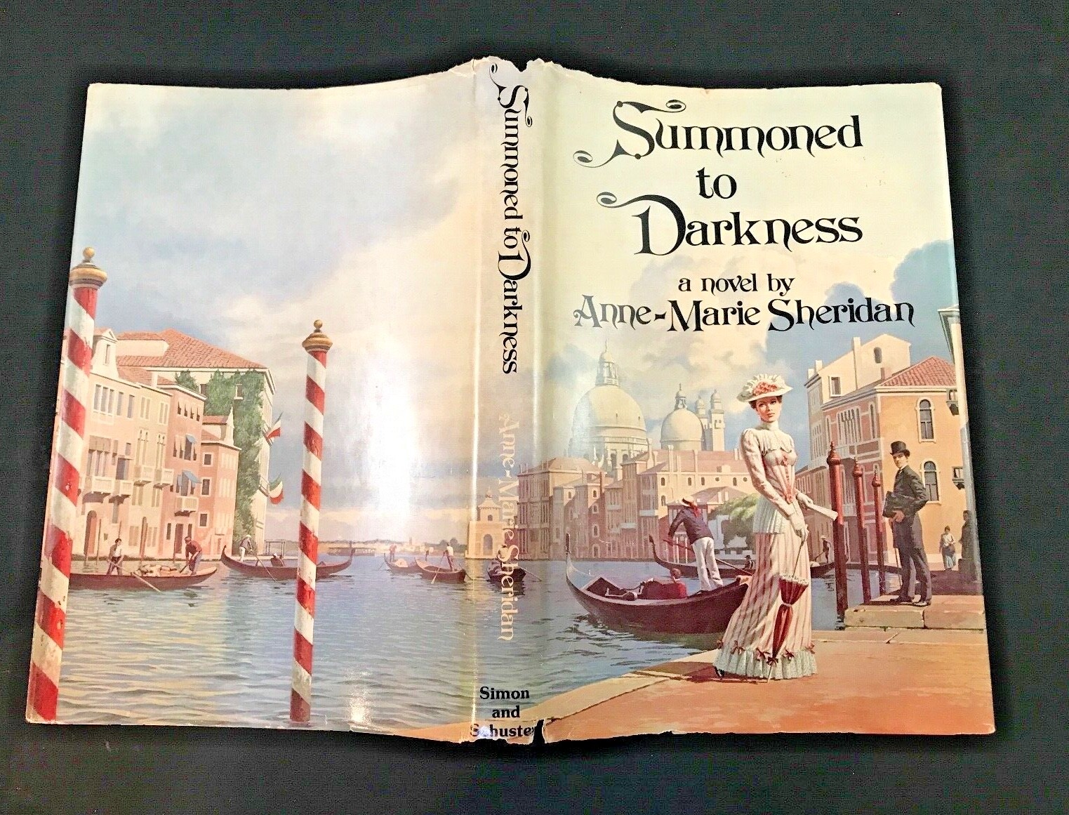 Sheridan, Anne-Marie Summoned to Darkness, Novel 1978, Hardcover/DJ BCE Vtg