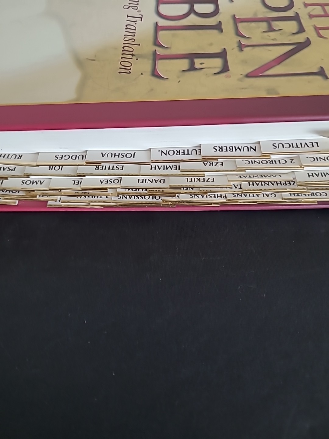 Open Bible Red Letter And Thumb Index 1998,HC ,NLC With Zipper Case