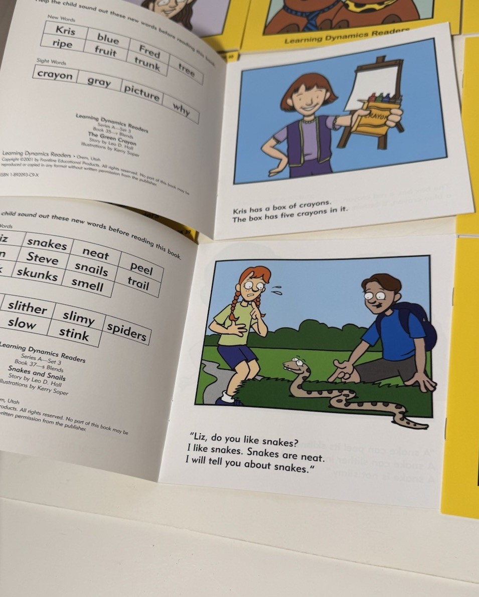 Newmark Learning Dynamics Readers I Can Read About Phonics Easy Read Child Lot