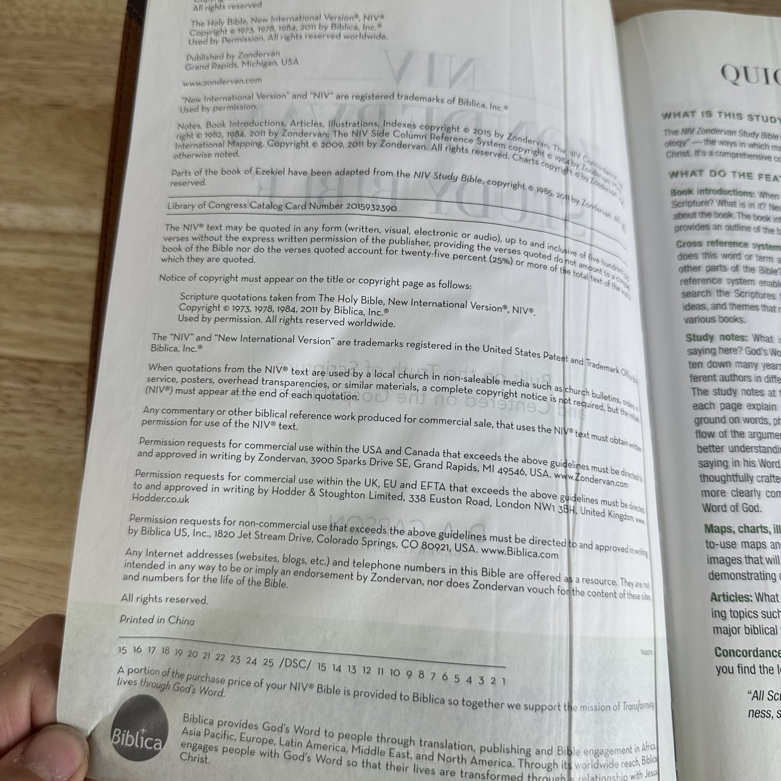 NIV Zondervan Study Bible D. A. Carson 2011 LeatherTouch Thumb Indexed Zondervan
