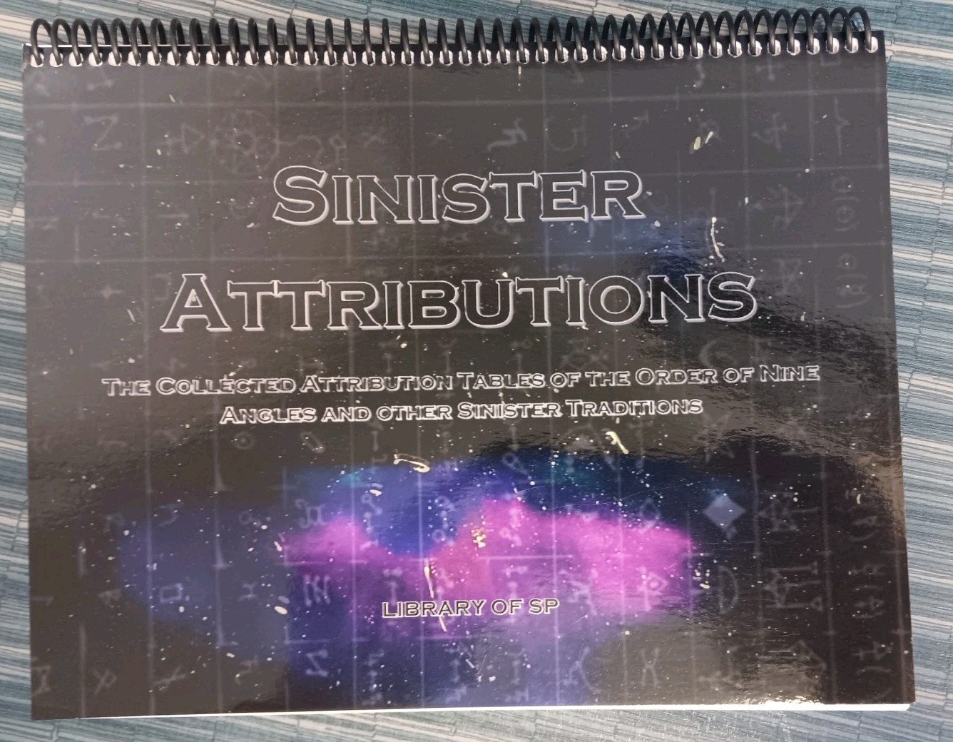 Sinister Attributions (Misprint) Alchemy Order Of Nine Angles O9a Satanism