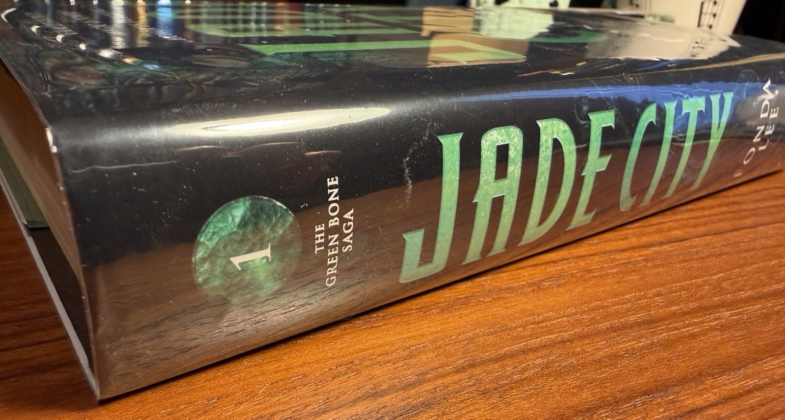 Jade City by Fonda Lee TRUE 1st EDITION/1st PRINTING Hardcover Mylar Ex-Lib NICE