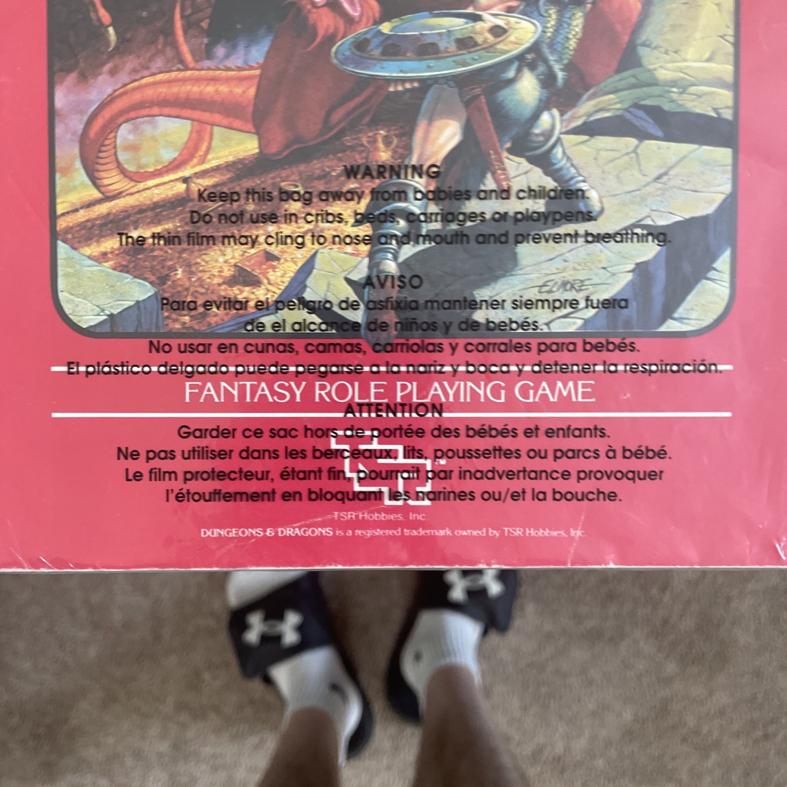 1983 D & D Red Set Players Manual and Dungeon Master’s Rulebook 1st printings