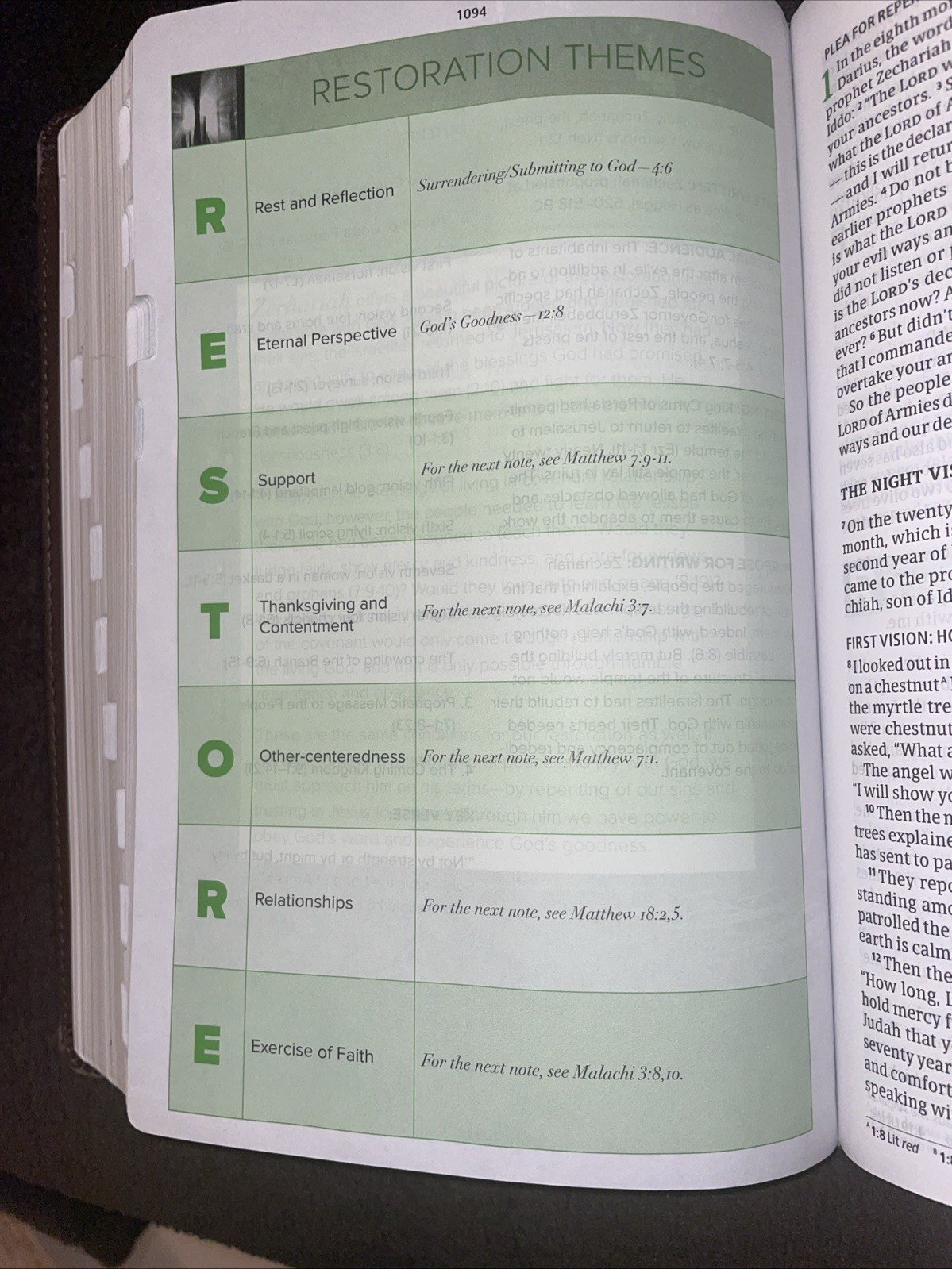 CSB Restoration Bible, Brown Leather-touch: Thumb-indexed