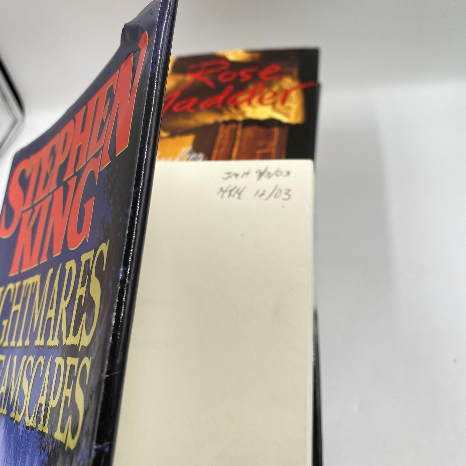 Vintage Stephen King Nightmares Dreamscapes Rose Madder Insomnia Lot 3 HC Horror