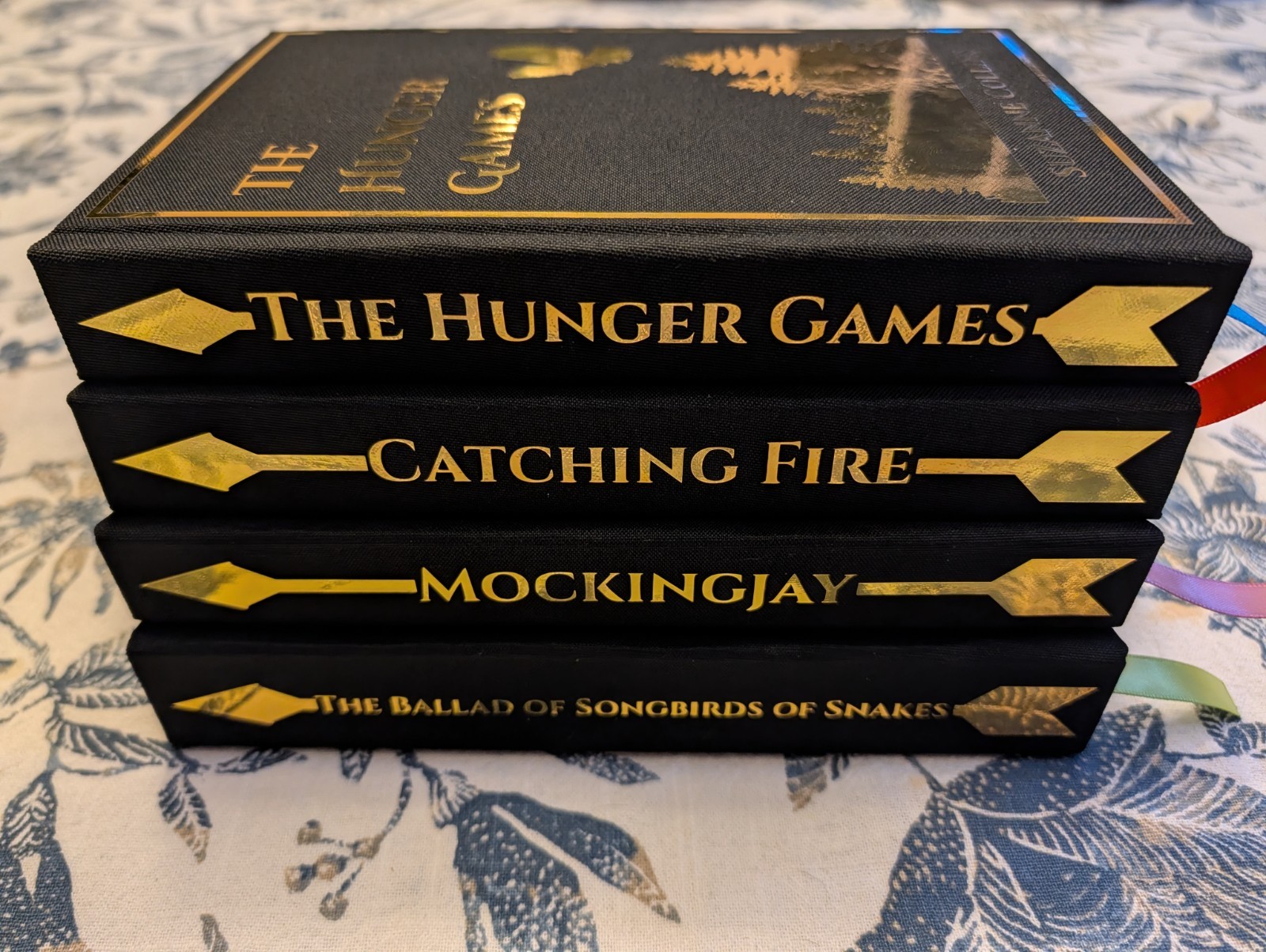 The Hunger Games Quadrilogy Custom Rebound Hardcover Collector’s Edition Books