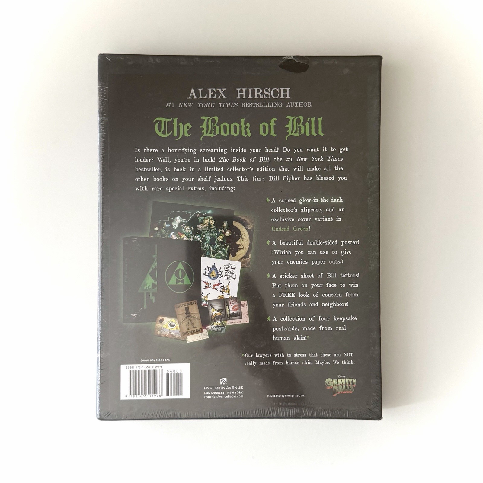 SIGNED Alex Hirsch The Book of Bill Hardcover Book – In Hand, Sealed