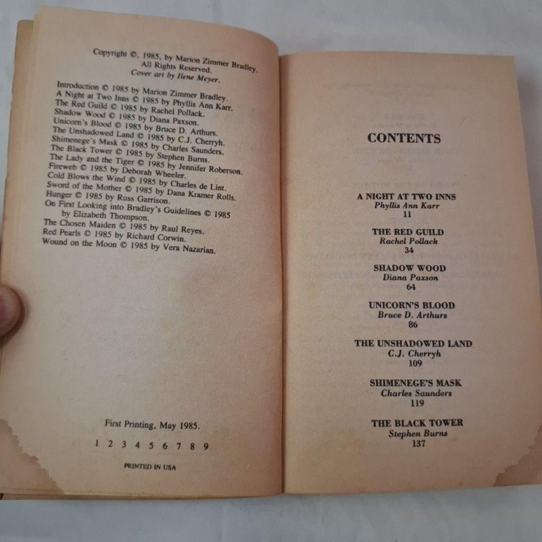 Sword And Sorceress II Marion Zimmer Bradley Daw Books 1985 PB Fantasy Anthology
