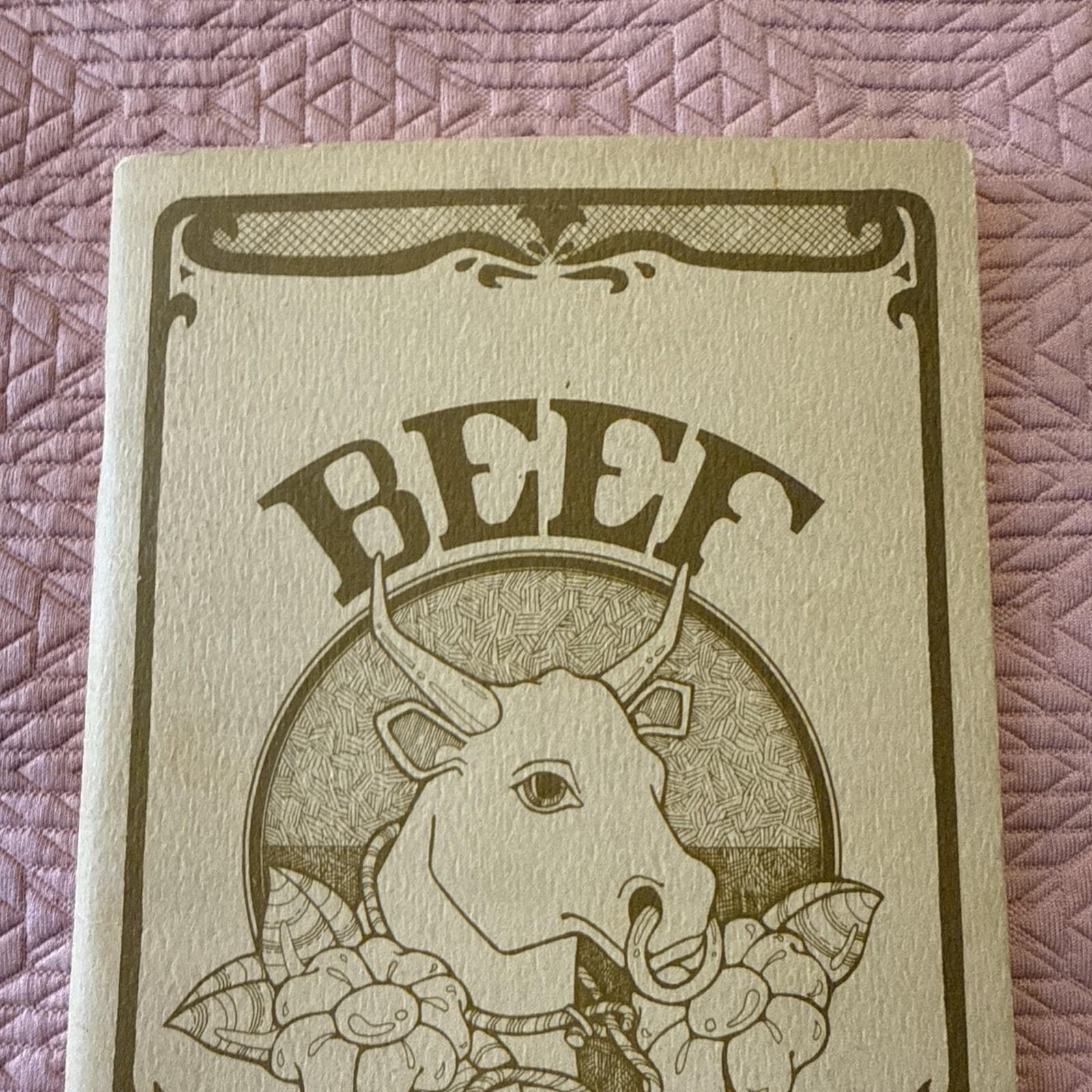 Beef Book by Irena Kirshman Recipe Cook Book Vintage 1971 Potpourri Press