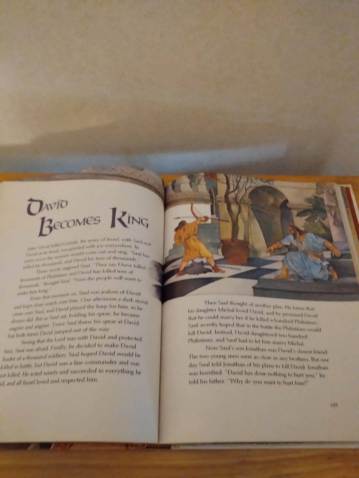 Bible Stories For Children 1980 Hardcover Book Geoffrey Horn & Arthur Cavanaugh