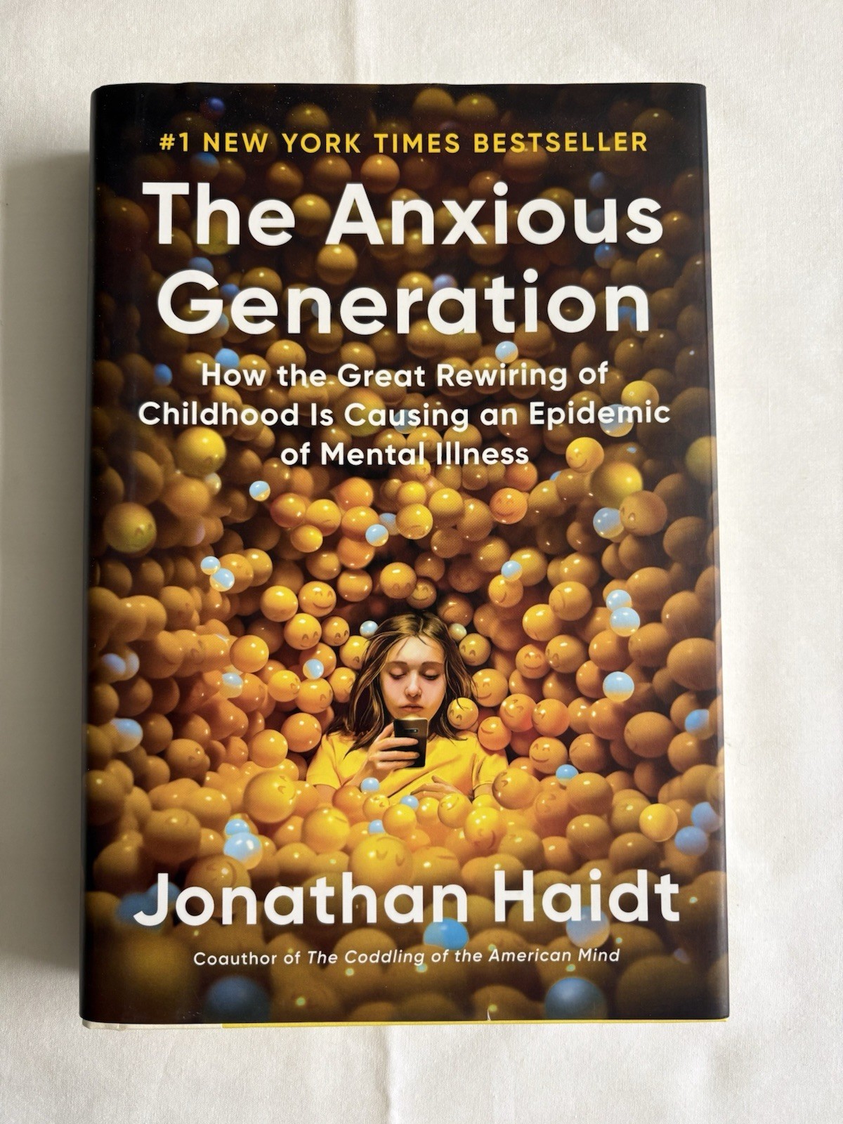 The Anxious Generation By Jonathan Haidt- New, Hardcover With Dust Jacket