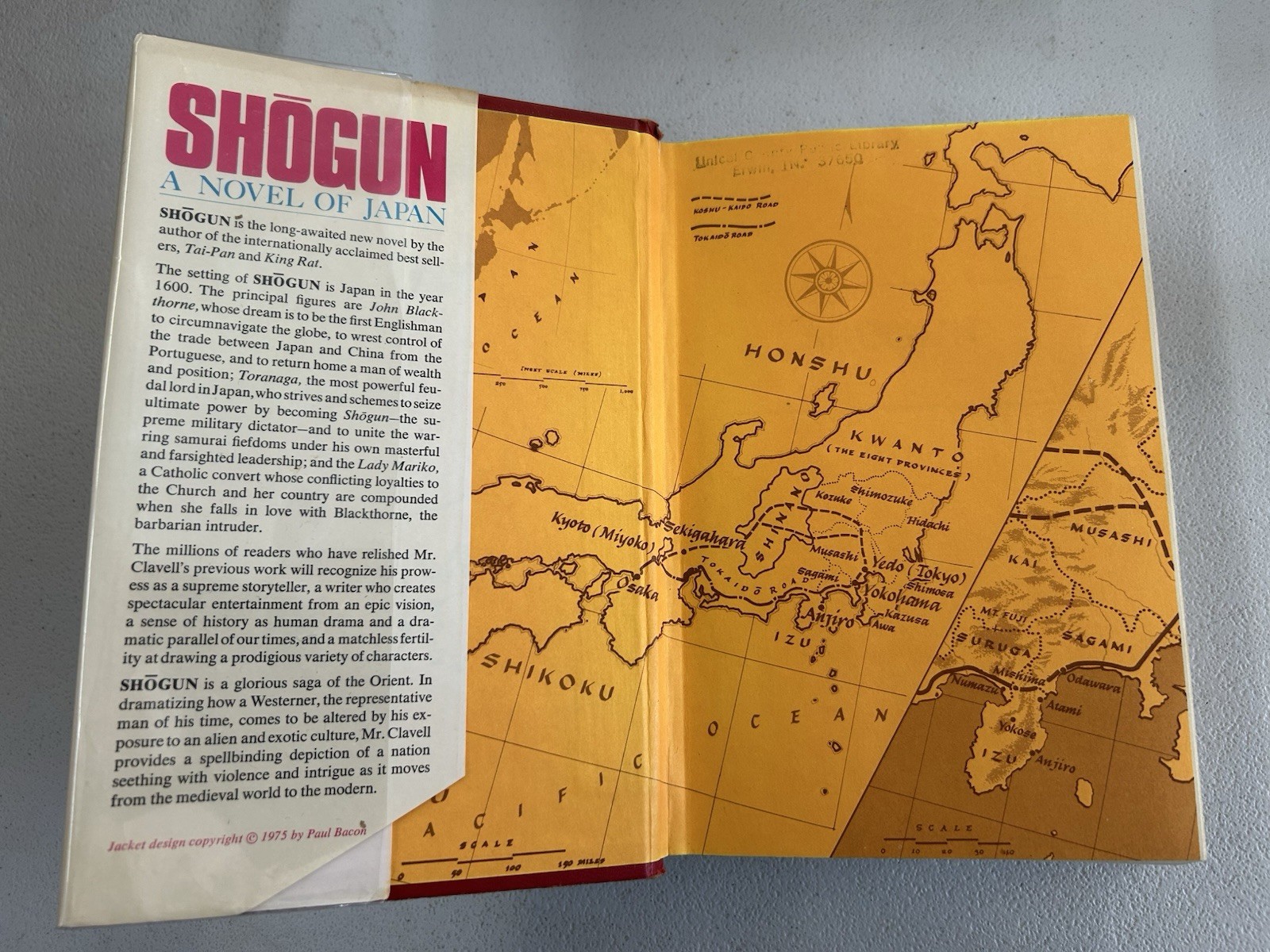 SHOGUN Volumes 1 & 2 A Novel Of Japan James Clavell Set 1975