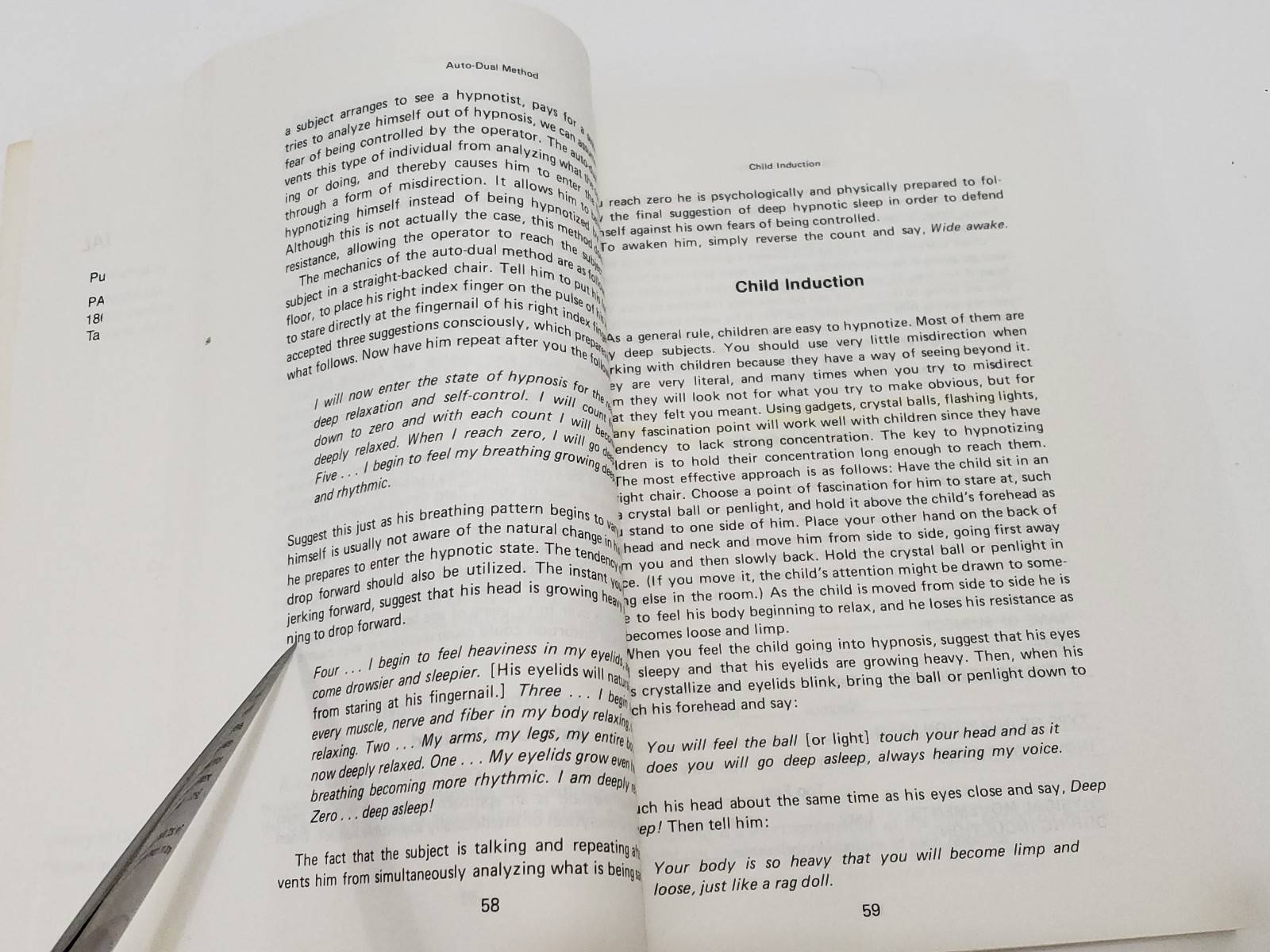 Professional Hypnotism Manual by John G. Kappas 1987 Suggestibility & Sexuality