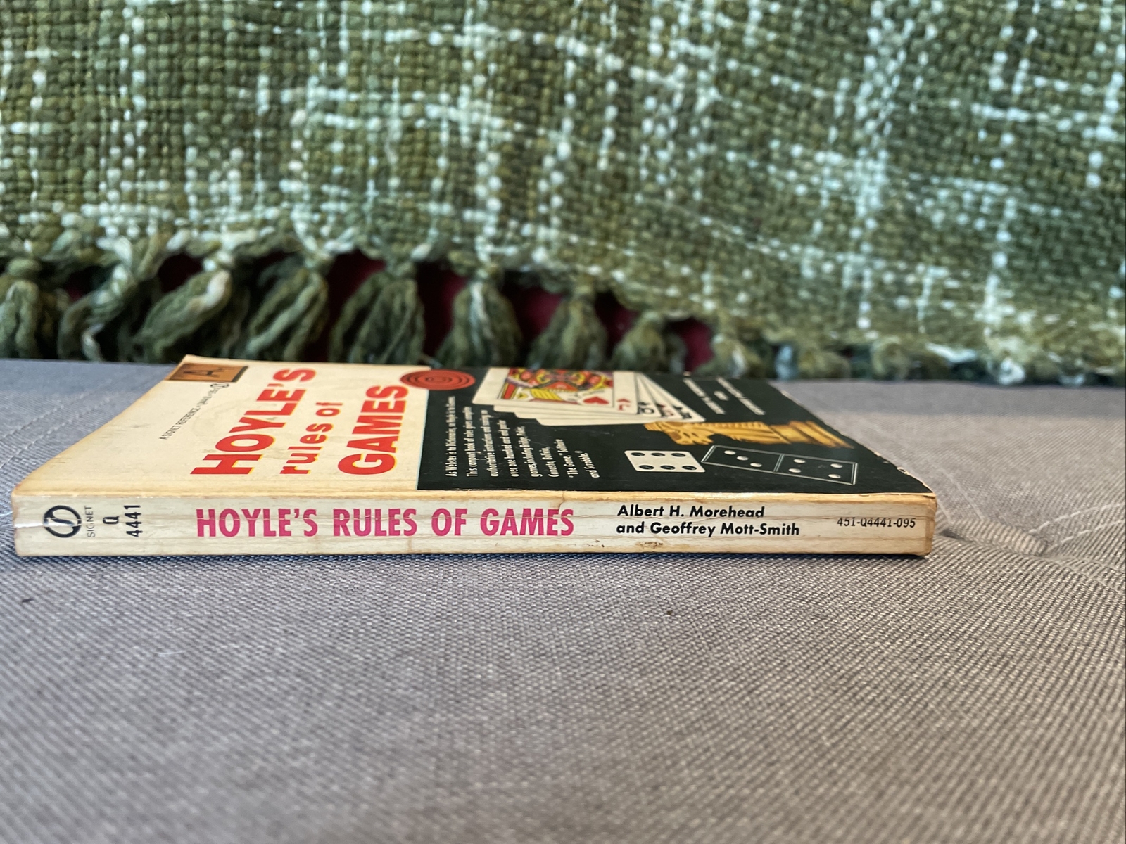 1963 Hoyle’s Rule of Games Signet Book Q4441 by A. Morehead & G. Mott-Smith