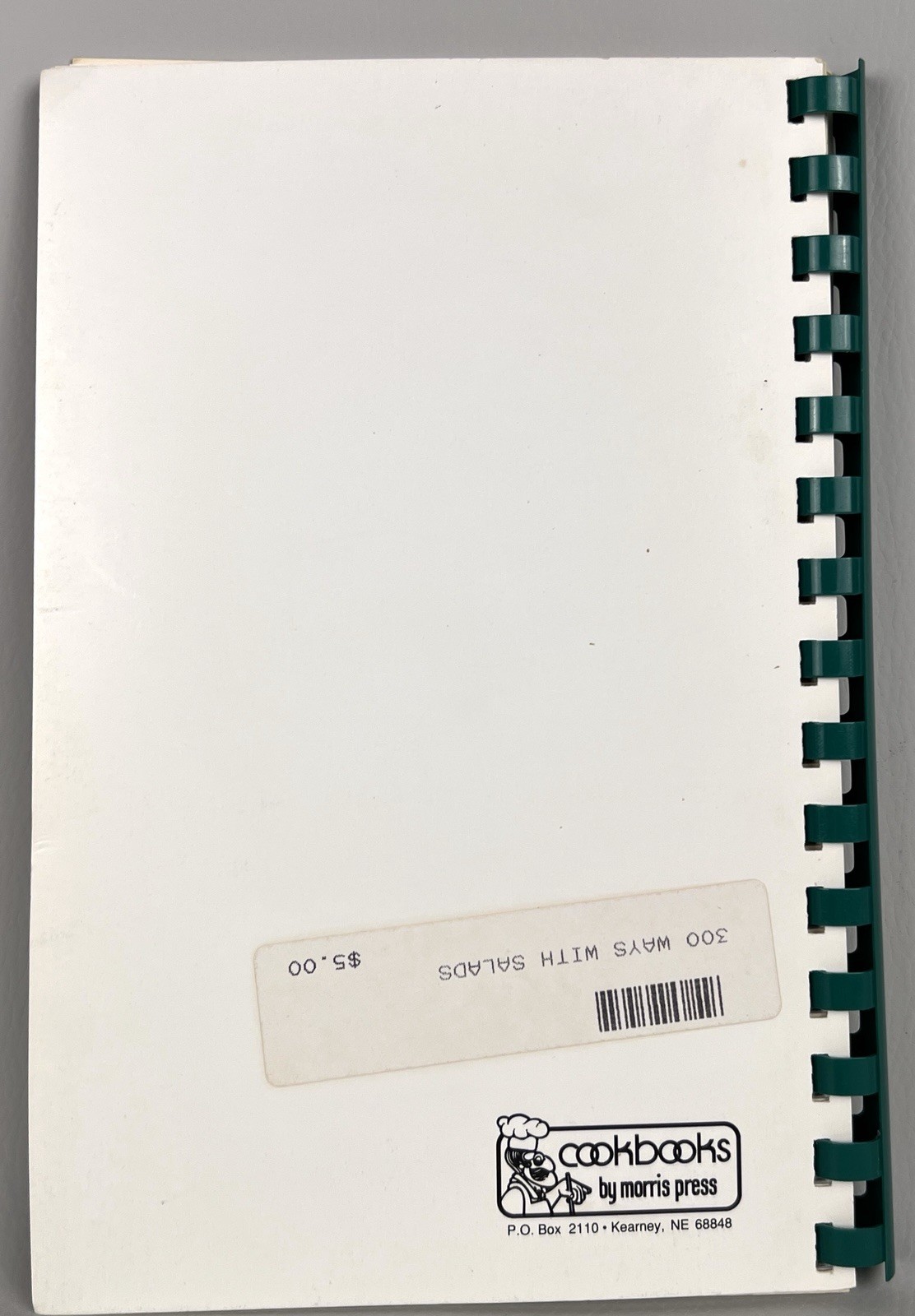 300 Ways With Salads Spiral Bound Cookbook By Morris Press 1995 Salad Recipes