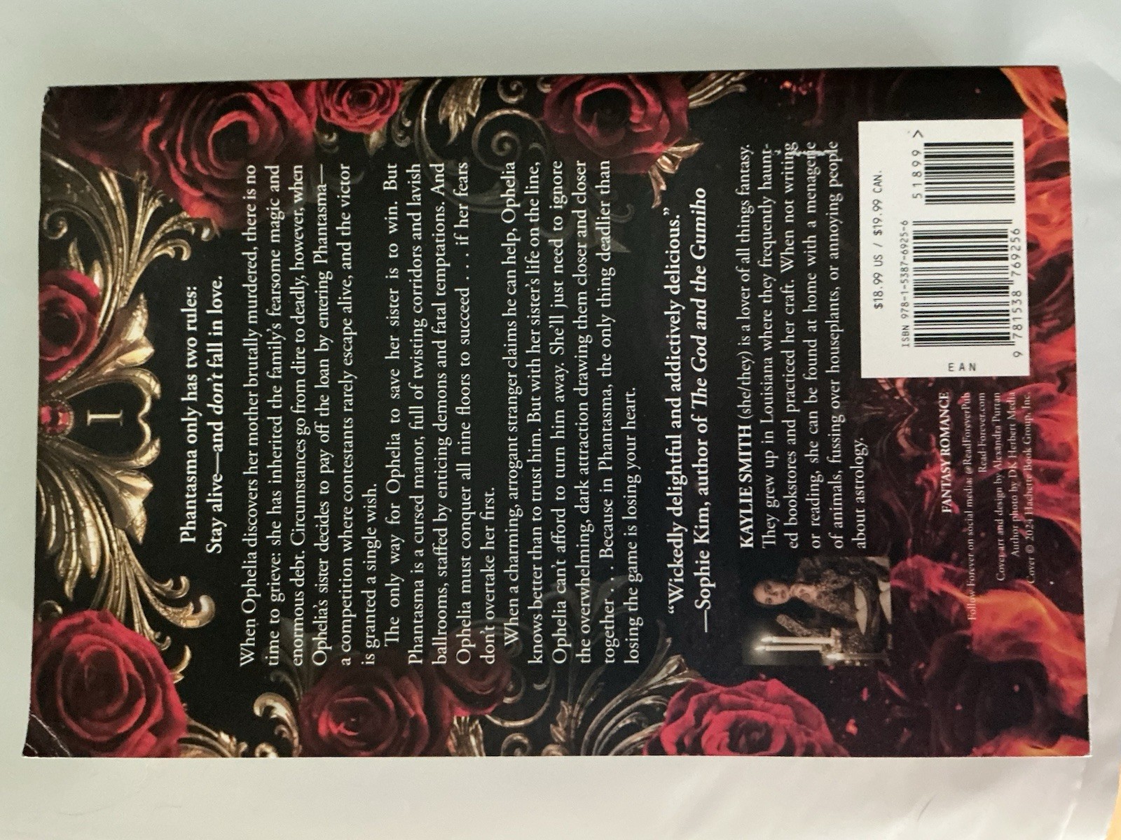 Del Rey Phantasma Kaylie Smith (Wicked Games) Paperback YA Romance Fantasy 2024