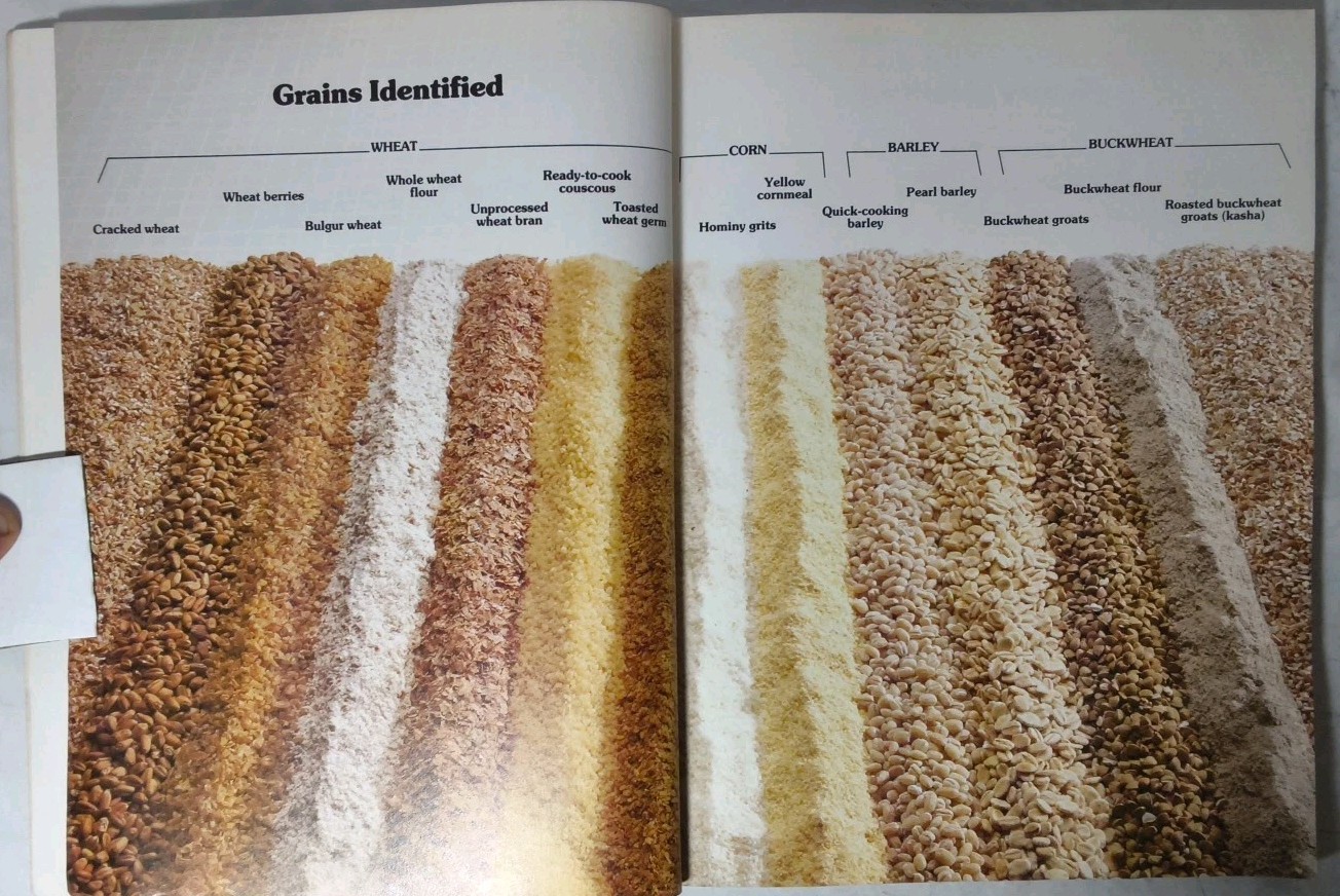 Better Homes & Gardens Cooking With Whole Grains: 1984 Meredith Corp. SC – NICE