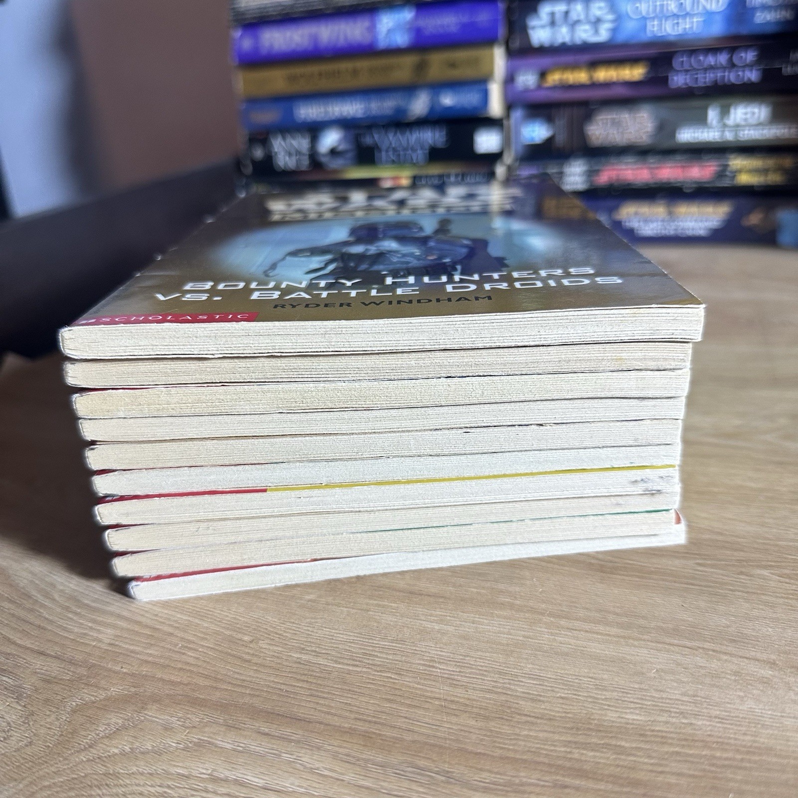 Star Wars Missions 1-4 & 6-11 Paperback Book Set Scholastic Young Readers Sci-Fi