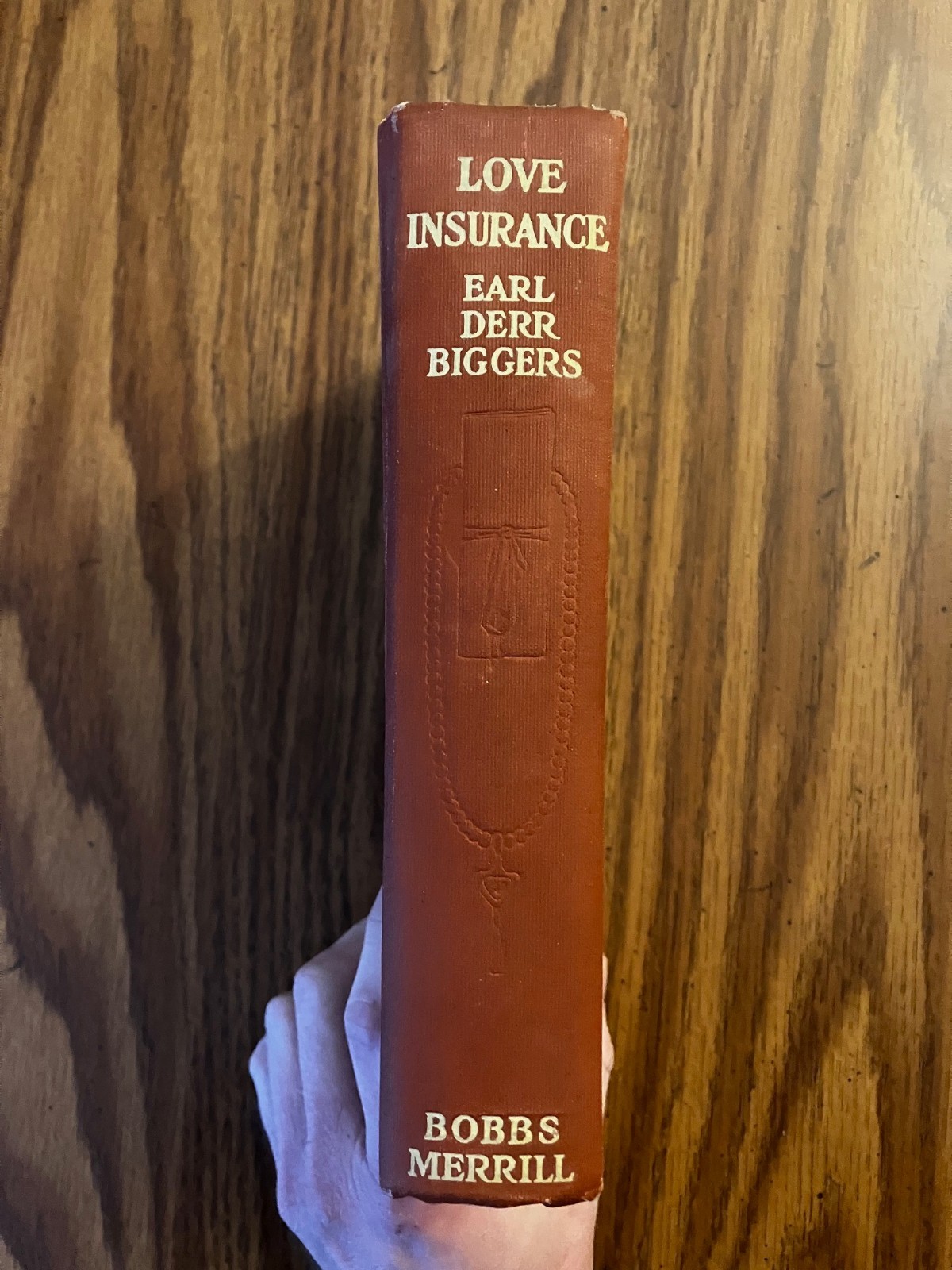Love Insurance by Earl Derr Biggers 1st Edition HC Vintage 1914 Bobs Merrill Co.