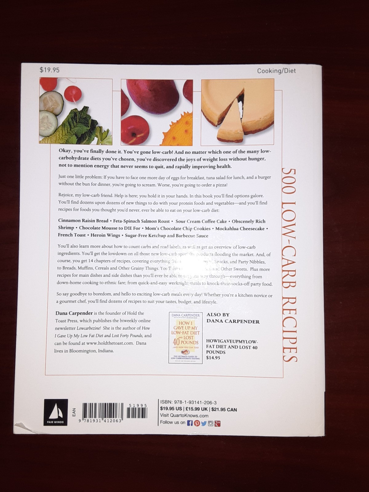 500 Low-Carb Recipes Cookbook by Dana Carpender