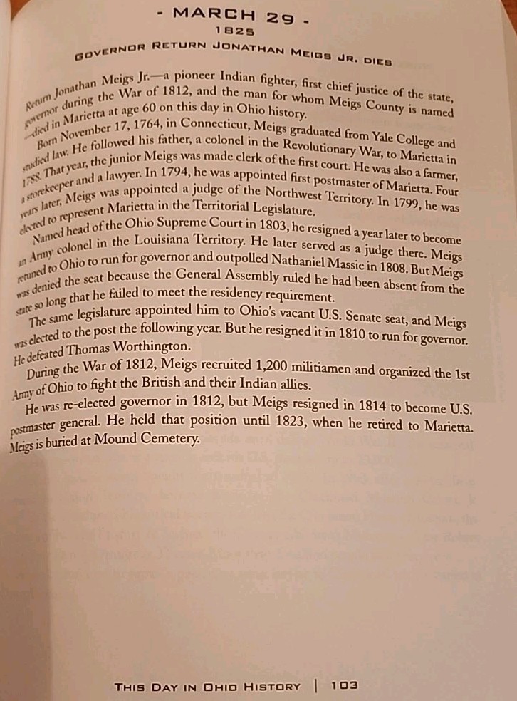 This Day in Ohio History by Rebecca Goodman and B Brunsman (2005, Tr Pb)