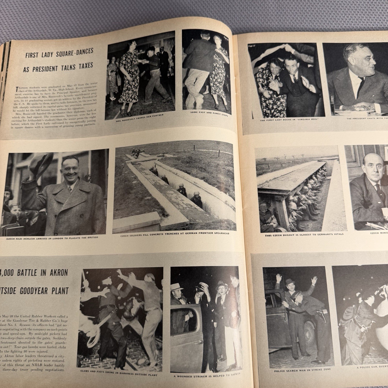 Vintage Life Magazine June 1938 VOL 4 #23 College Vassar Sarah Lawrence Youth