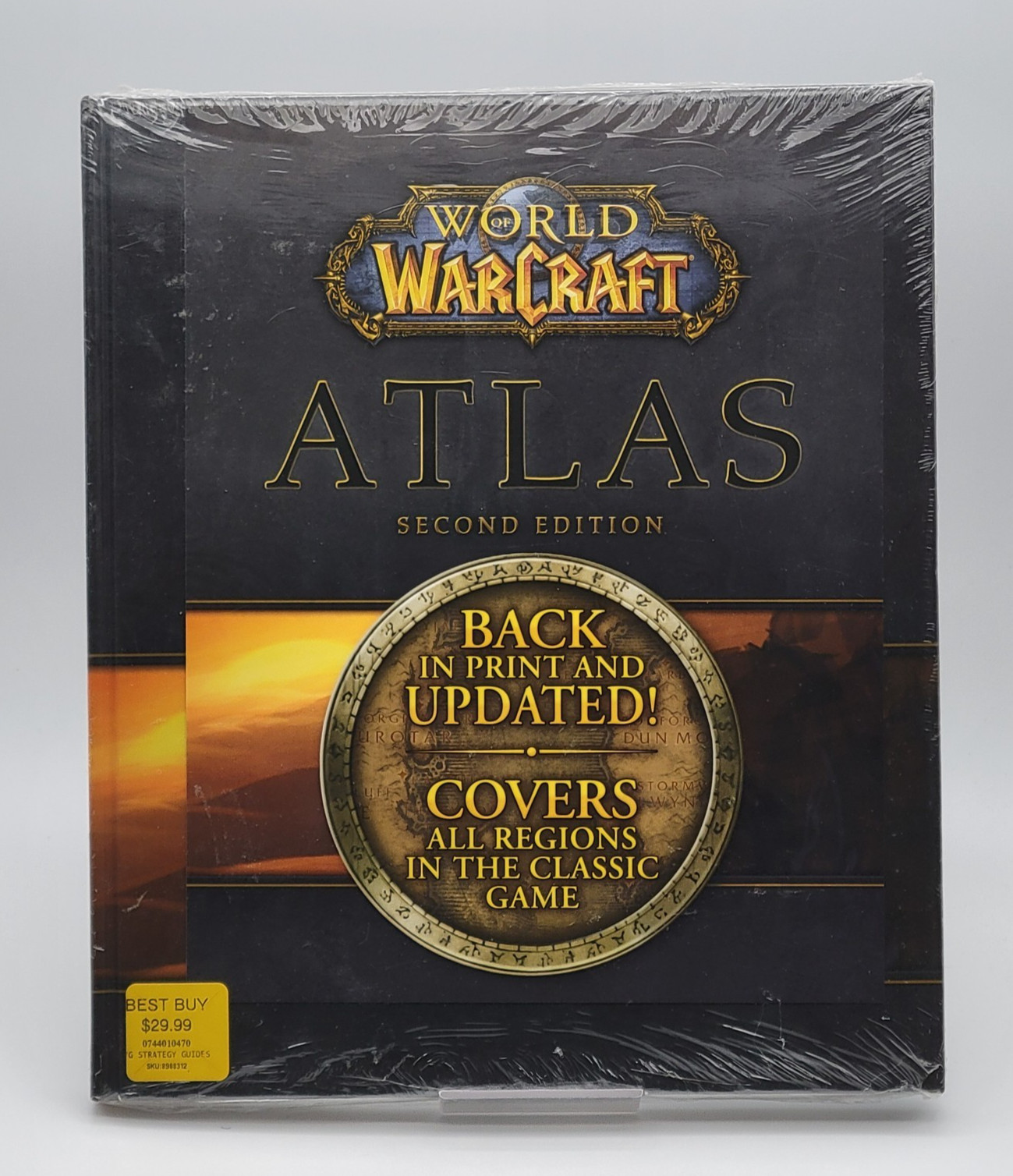 World of Warcraft Atlas 2nd Ed BradyGames 2006 HC Guide Book New/Sealed