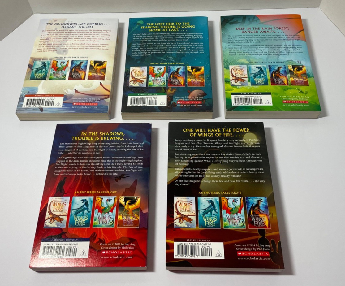 Wings of Fire Box Set Books 1-5 Tui T. Sutherland