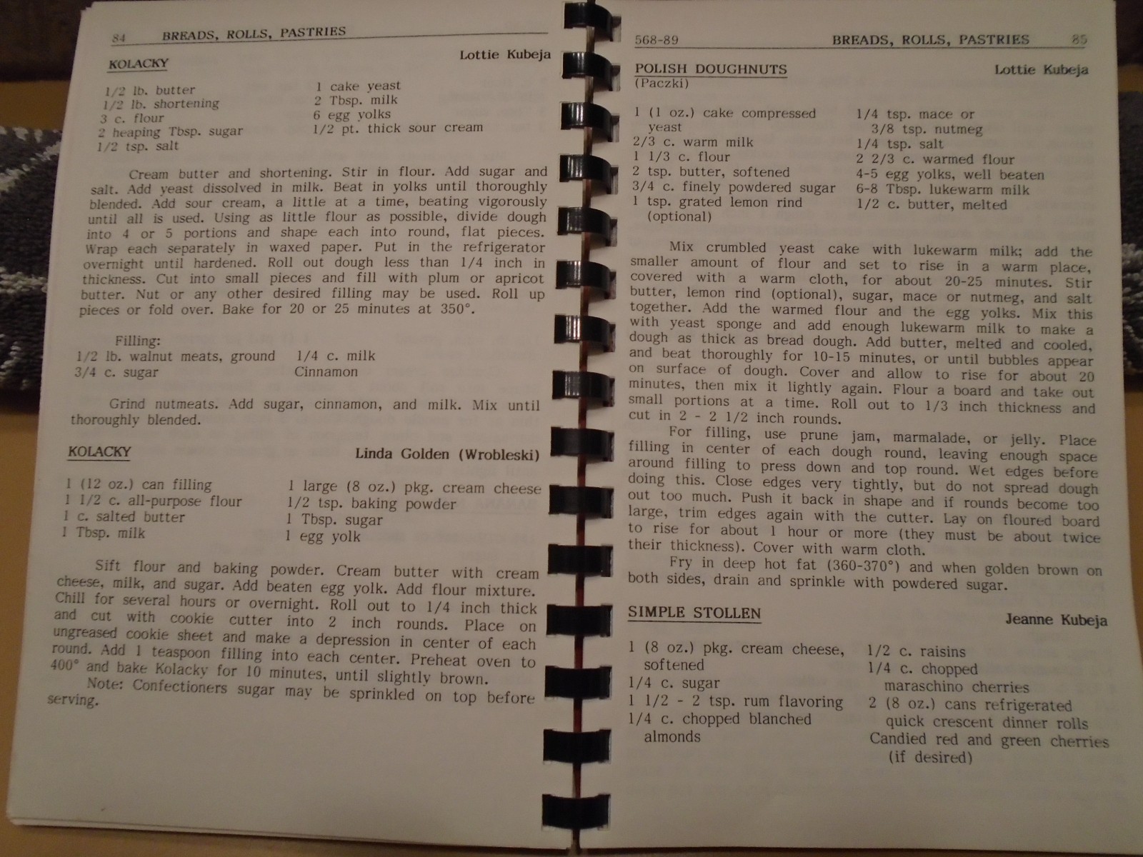 Vtg Polish American Club COOKBOOK 1989 Albuquerque, New Mexico ETHNIC Heritage