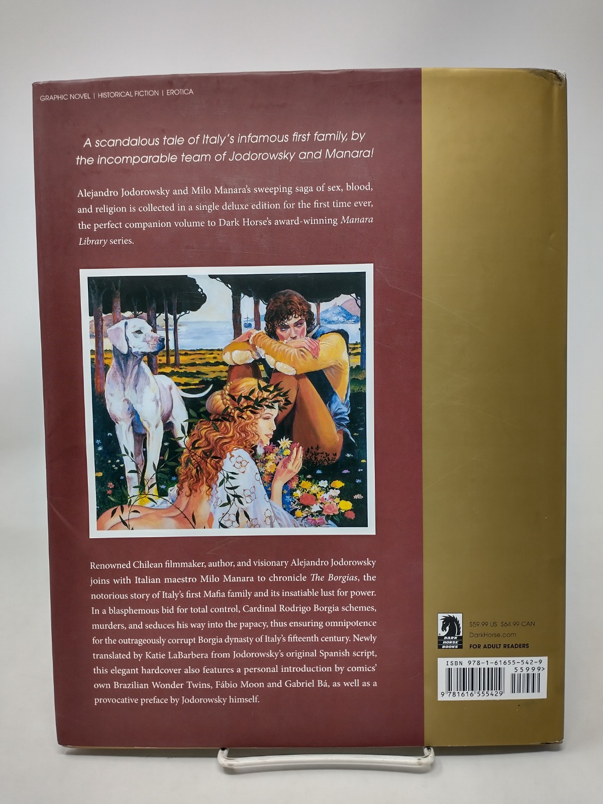 The Borgias(Complete Ed) by Jodorowsky & Manara HC Dark Horse Comics 2014