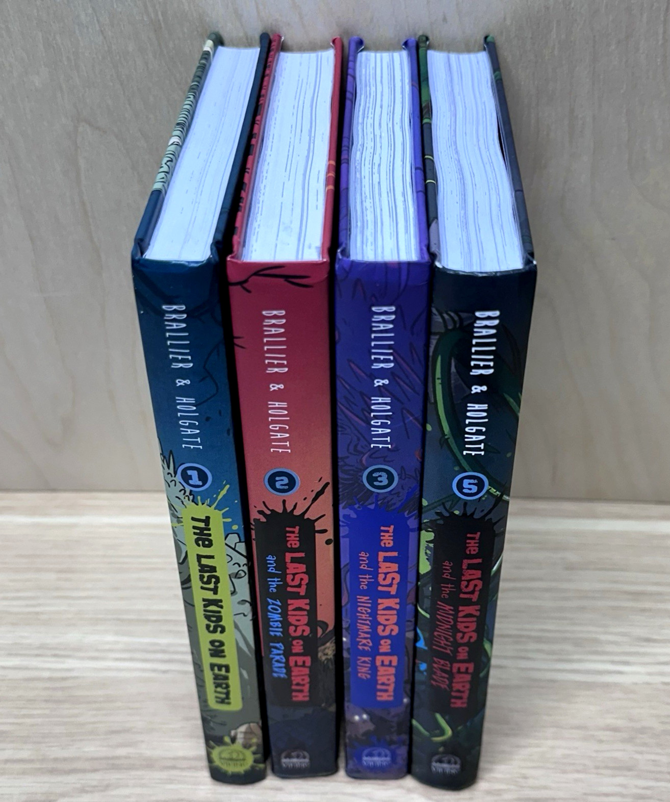 The Last Kids on Earth Lot 4 Books Hardcover Max Brallier Netflix Series Set