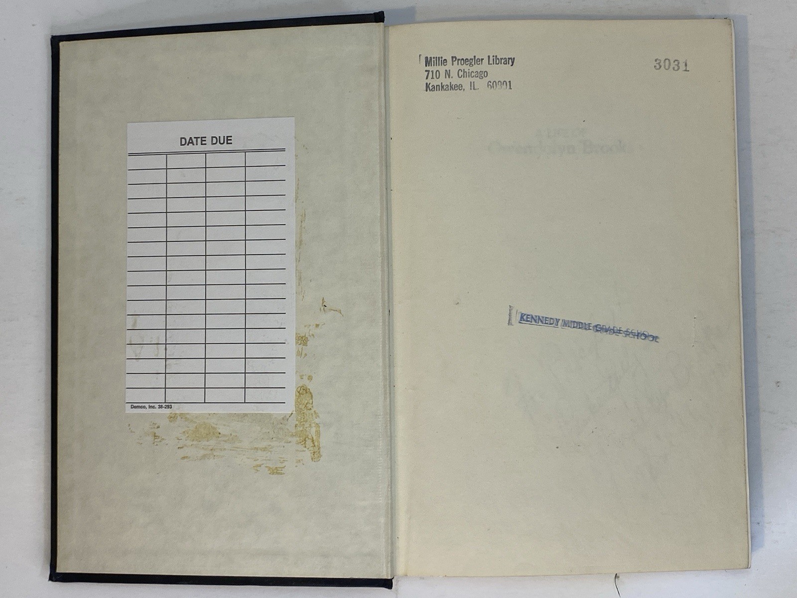 SIGNED BY GWENDOLYN BROOKS! A Life of Gwendolyn Brooks by George Kent 1990 hc