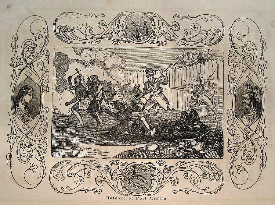 1855 U.S. MILITARY PICTORIAL HISTORY BOOK REVOLUTIONARY WAR OF 1812 INDIAN WARS