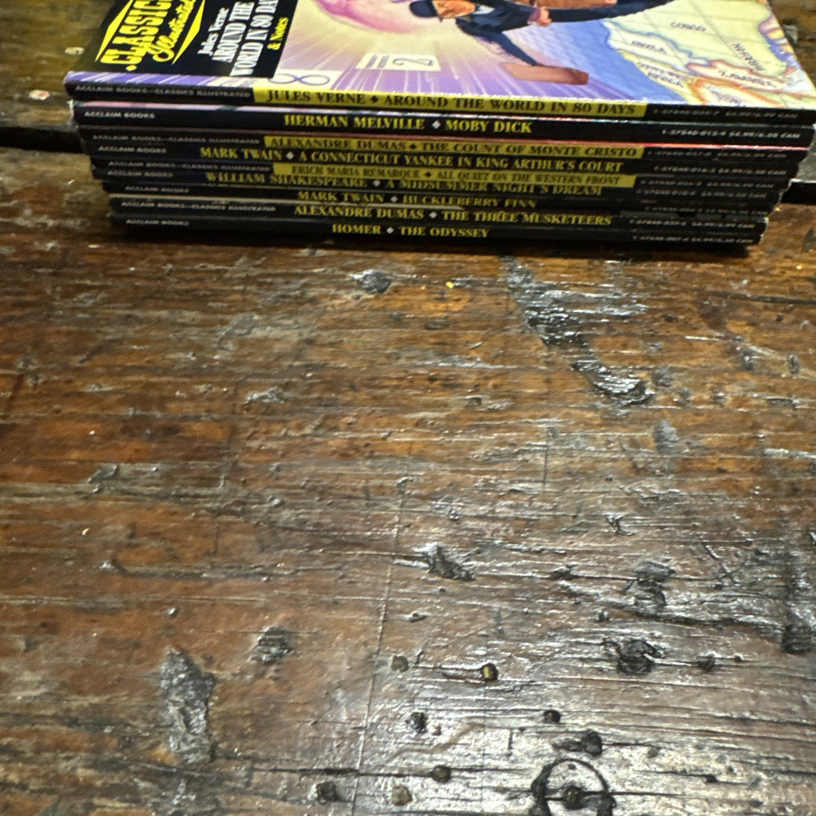 Lot Sale, Classics Illustrated, 1997, 9 Paperbacks