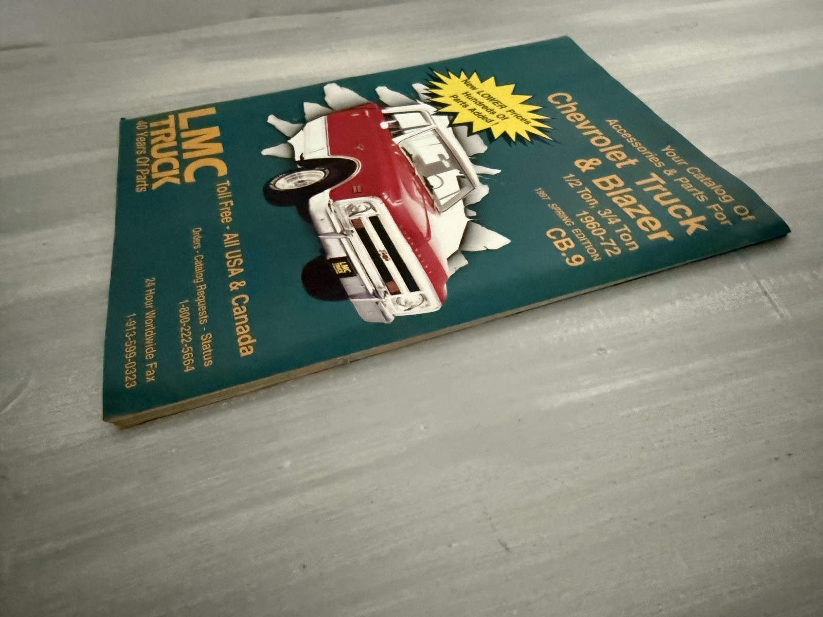 LMC TRUCK Catalog 1960-72 Chevrolet Truck & Blazer Parts 1997 136 pages
