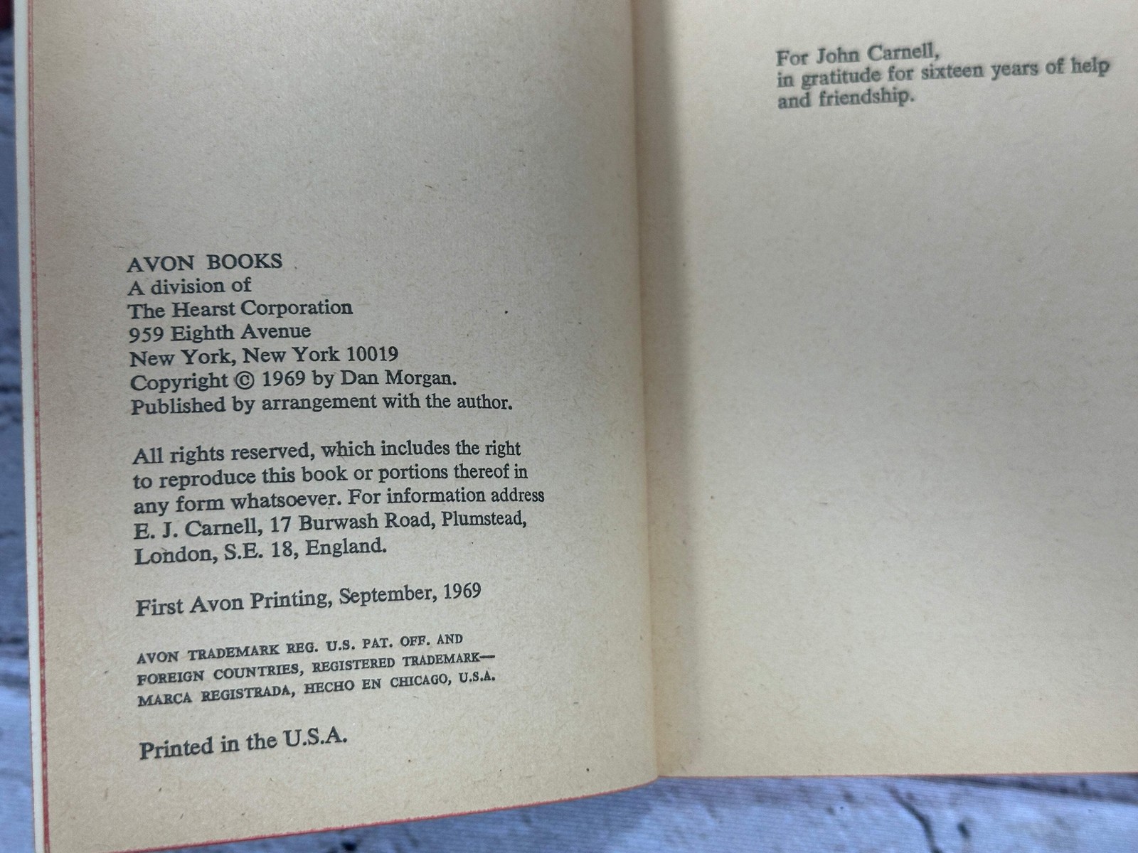 The Several Minds by Dan Morgan [ · 1st Print · 1969]