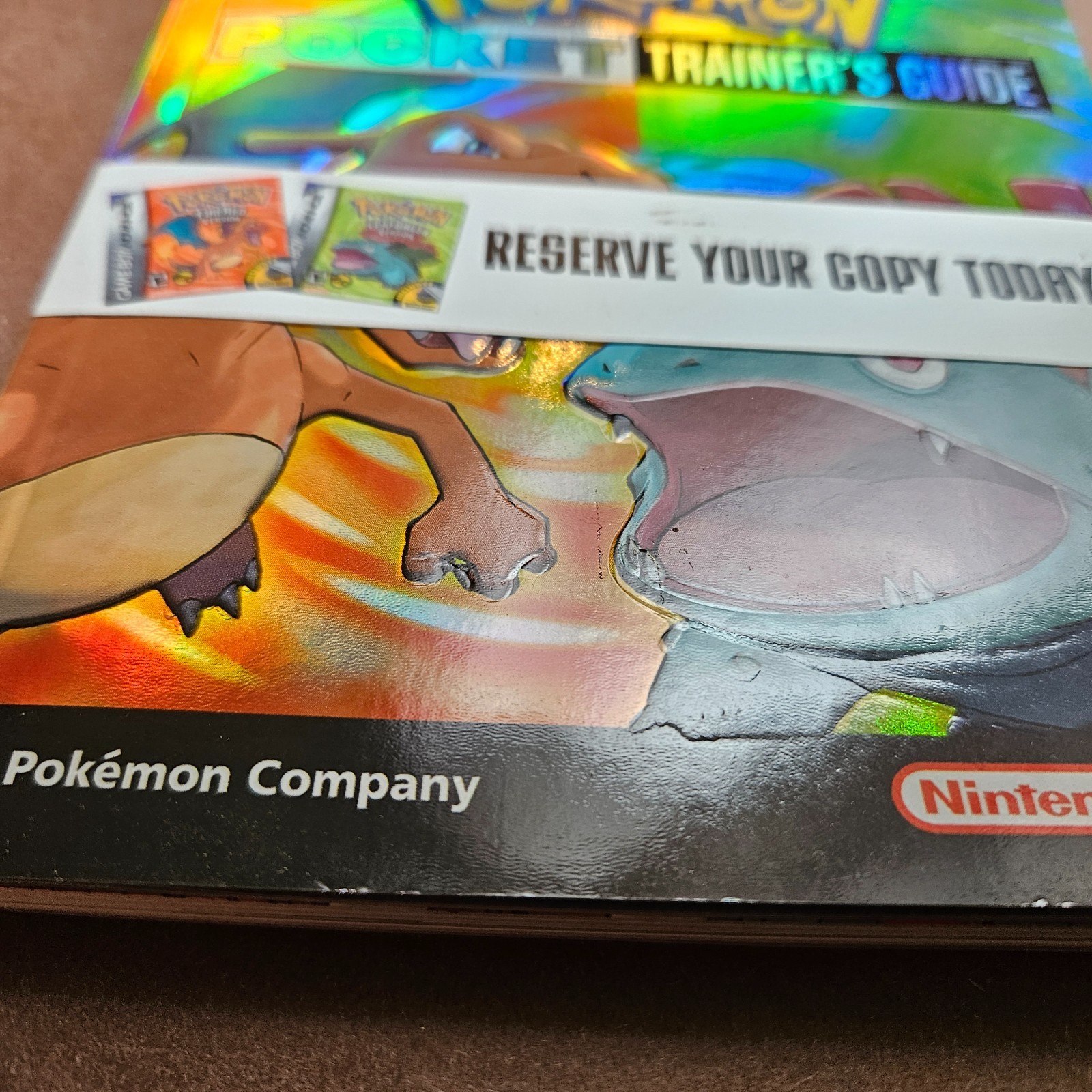 Pokemon Pocket Trainer’s Guide Book – Complete w/ Poster – 2004 Nintendo