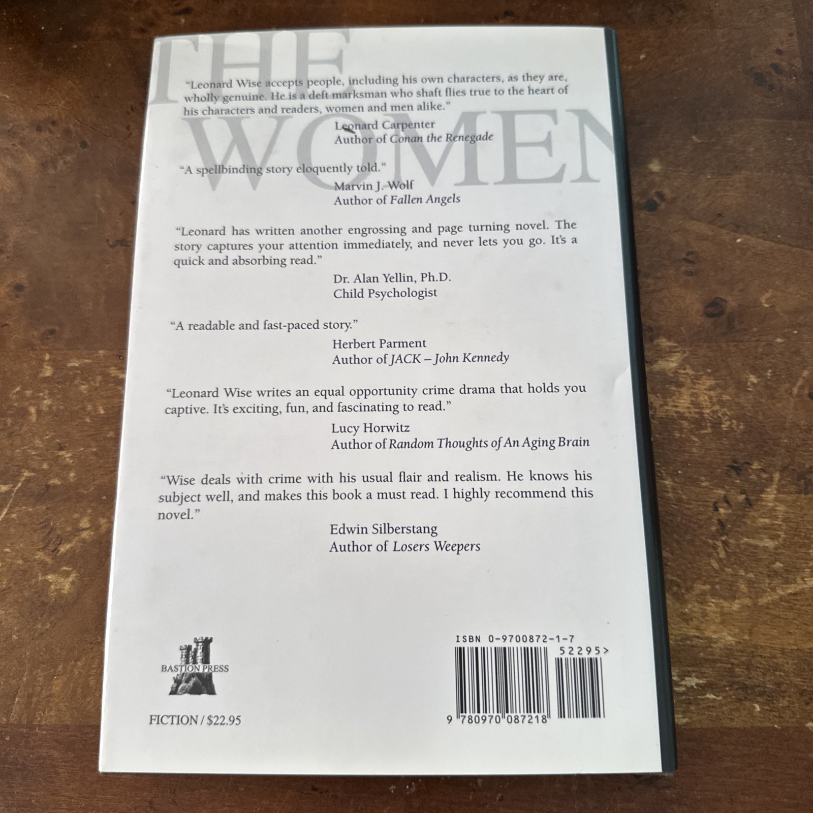 CENTER STREET The Women By Leonard Wise Hardcover First Edition New Ships Fast