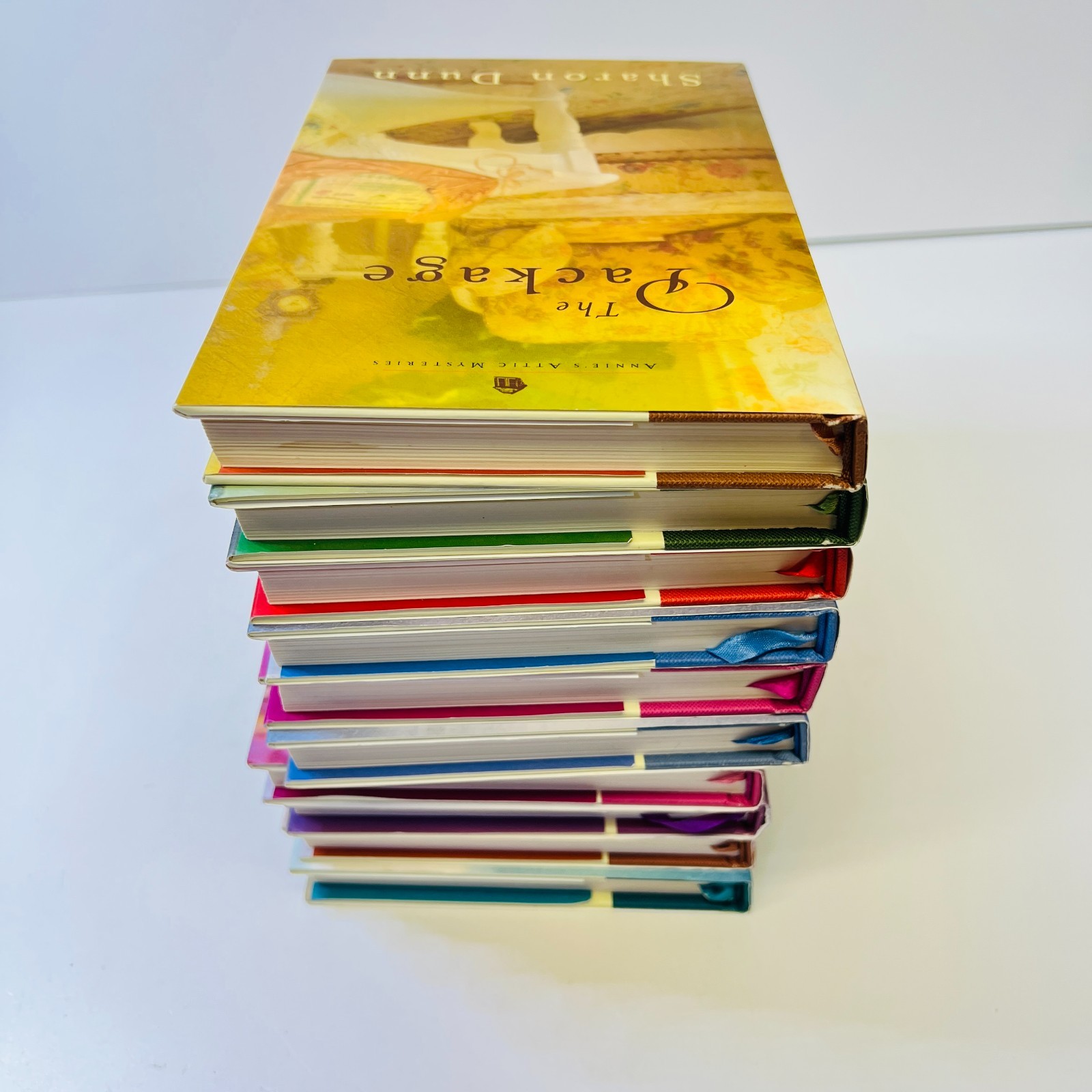 Annie’s Mysteries Lot Of 10 HCDJ Books From Various Authors
