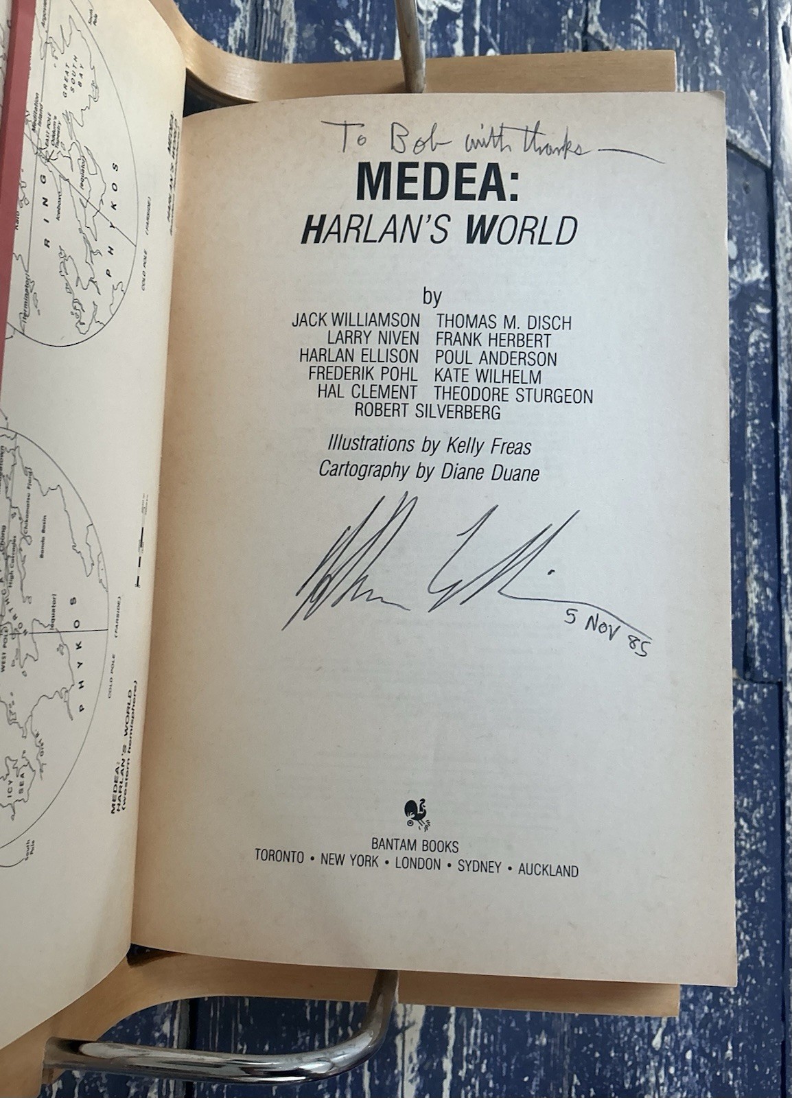 4 HARLAN ELLISON Books SLIPPAGE HC, MEDEA (Signed), DEATHBIRD & BEAST TPB OOP