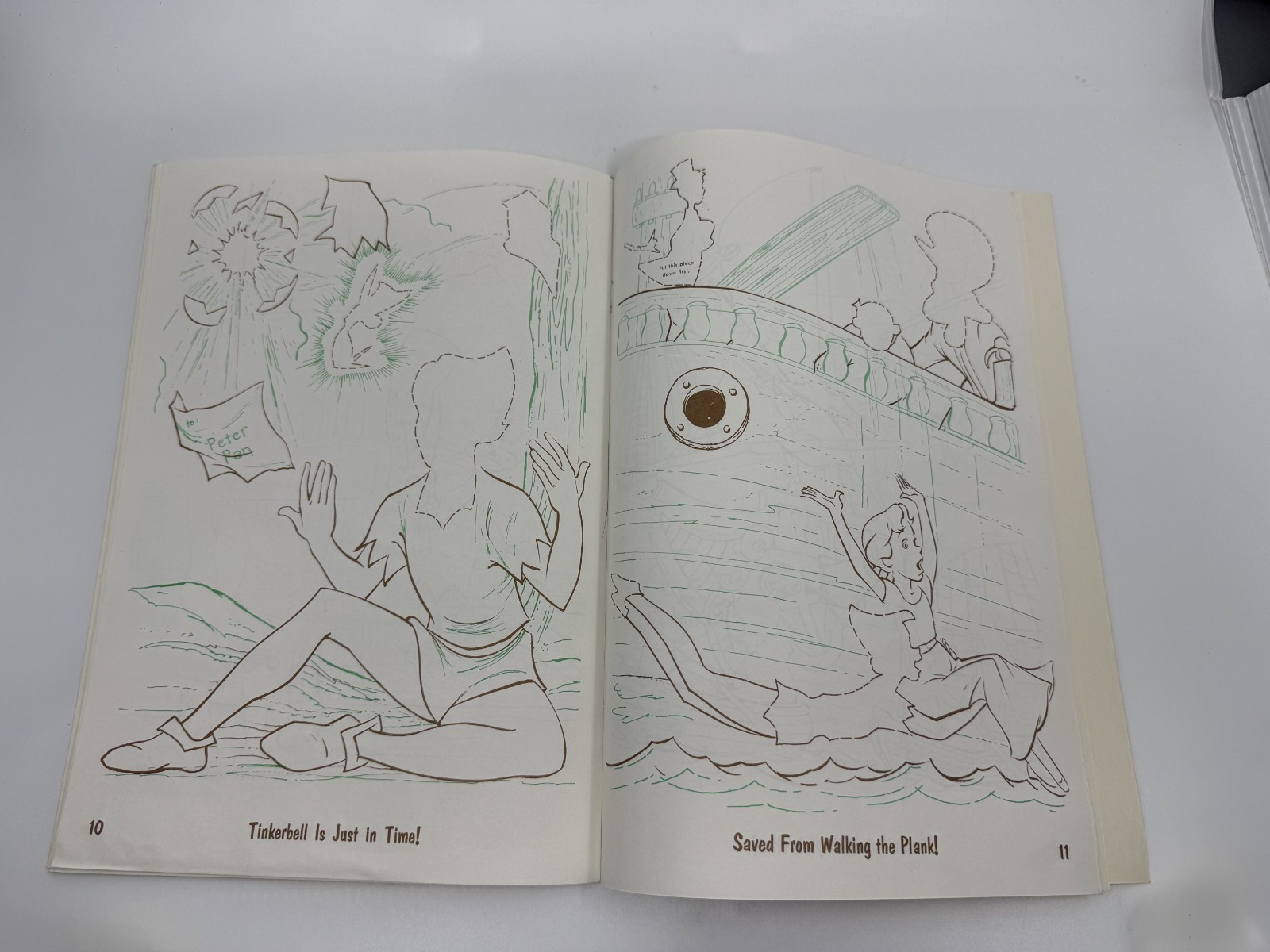 VTG Disney Peter Pan Sticker Fun Album – NEW 1989