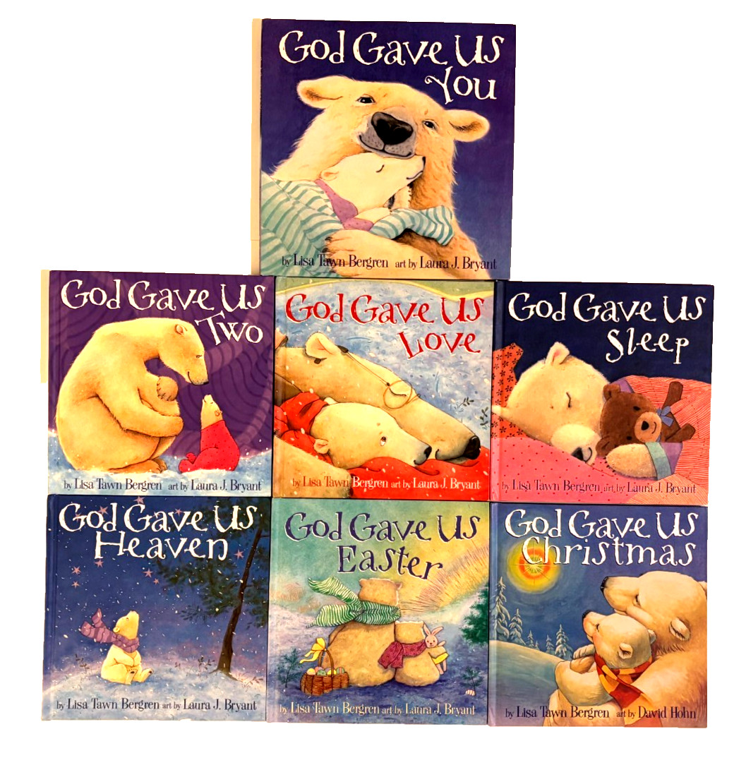 7 Lisa Tawn Bergren Children’s Picture Books Lot: God Gave Us … Series HCs