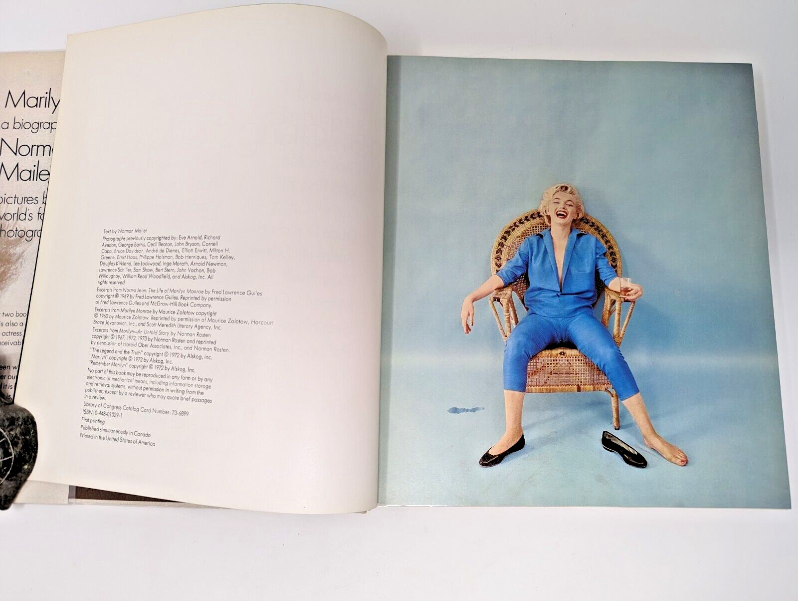 Marilyn : A Biography by Norman Mailer (1973, 1st Edition Hardcover)