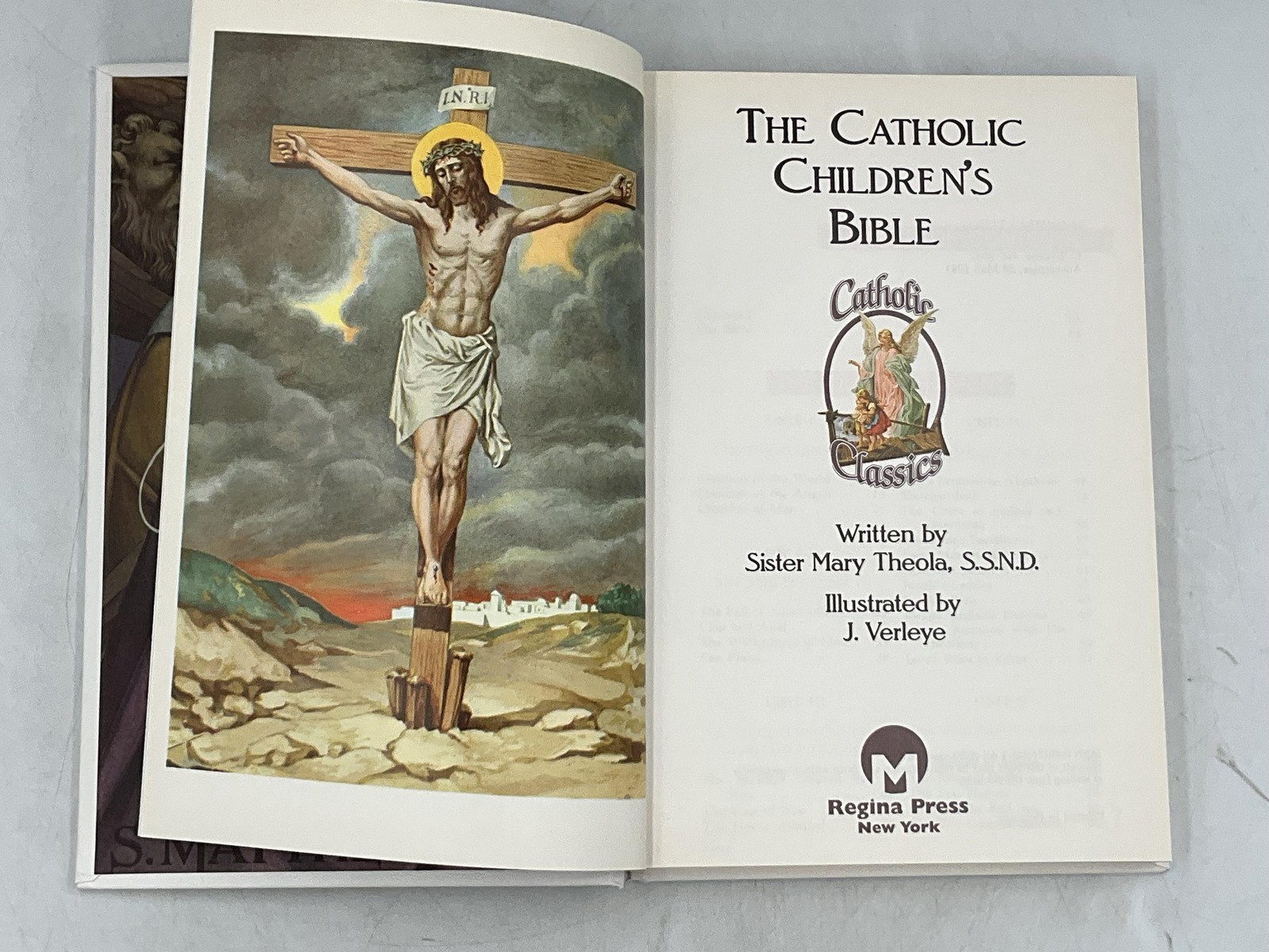 THE CATHOLIC CHILDREN’S BIBLE Regina Press 1983 Hardcover Illustrated