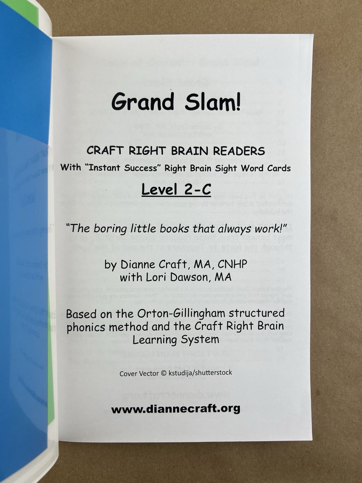 Craft Right Brain Readers: Level 2B 2C 2D, Homeschool, Reading, Phonics, PB