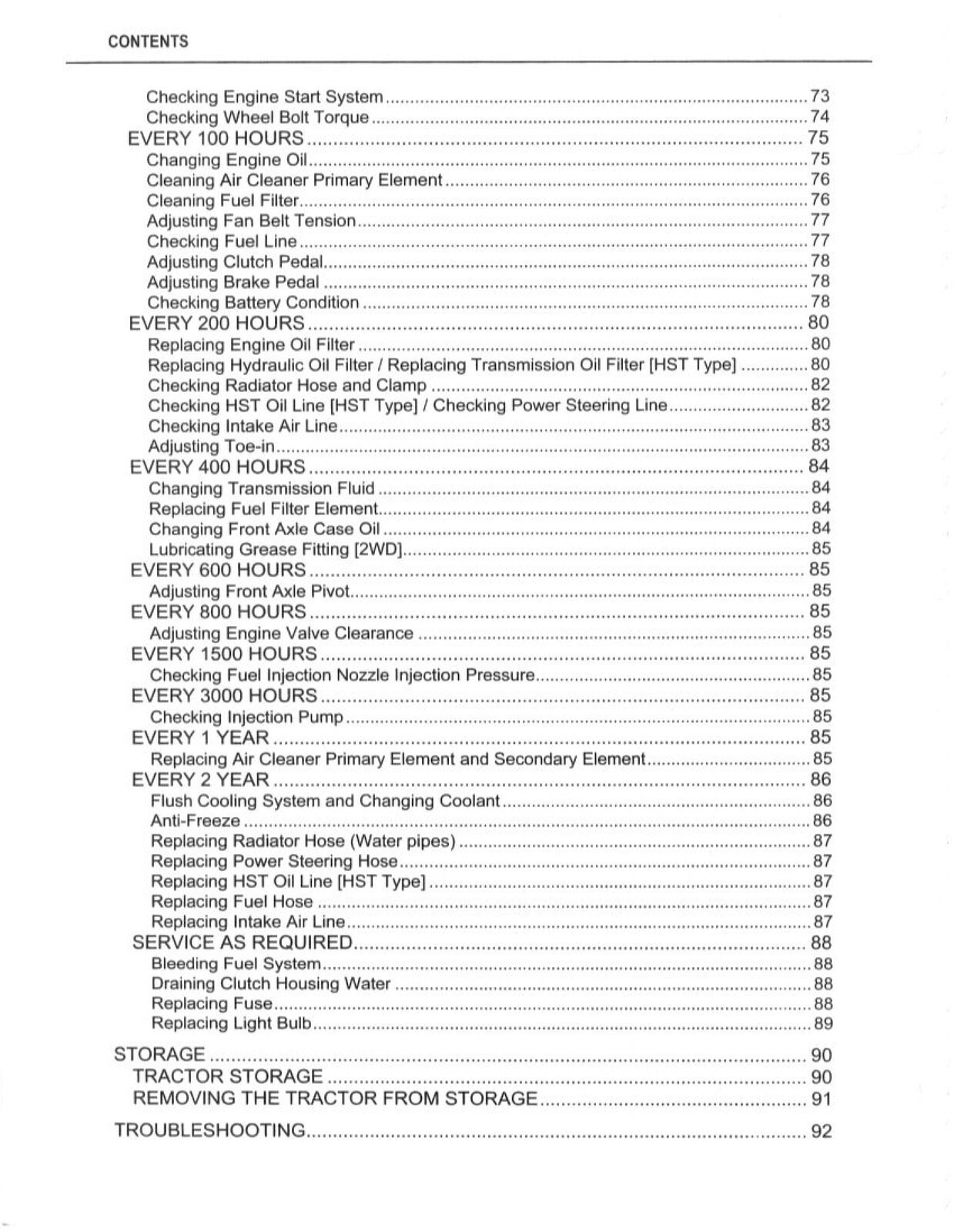 KUBOTA L3130 L3430 L3830 L4330 L4630 L5030 OPERATORS MANUAL – LOOP BOUND, COVERS