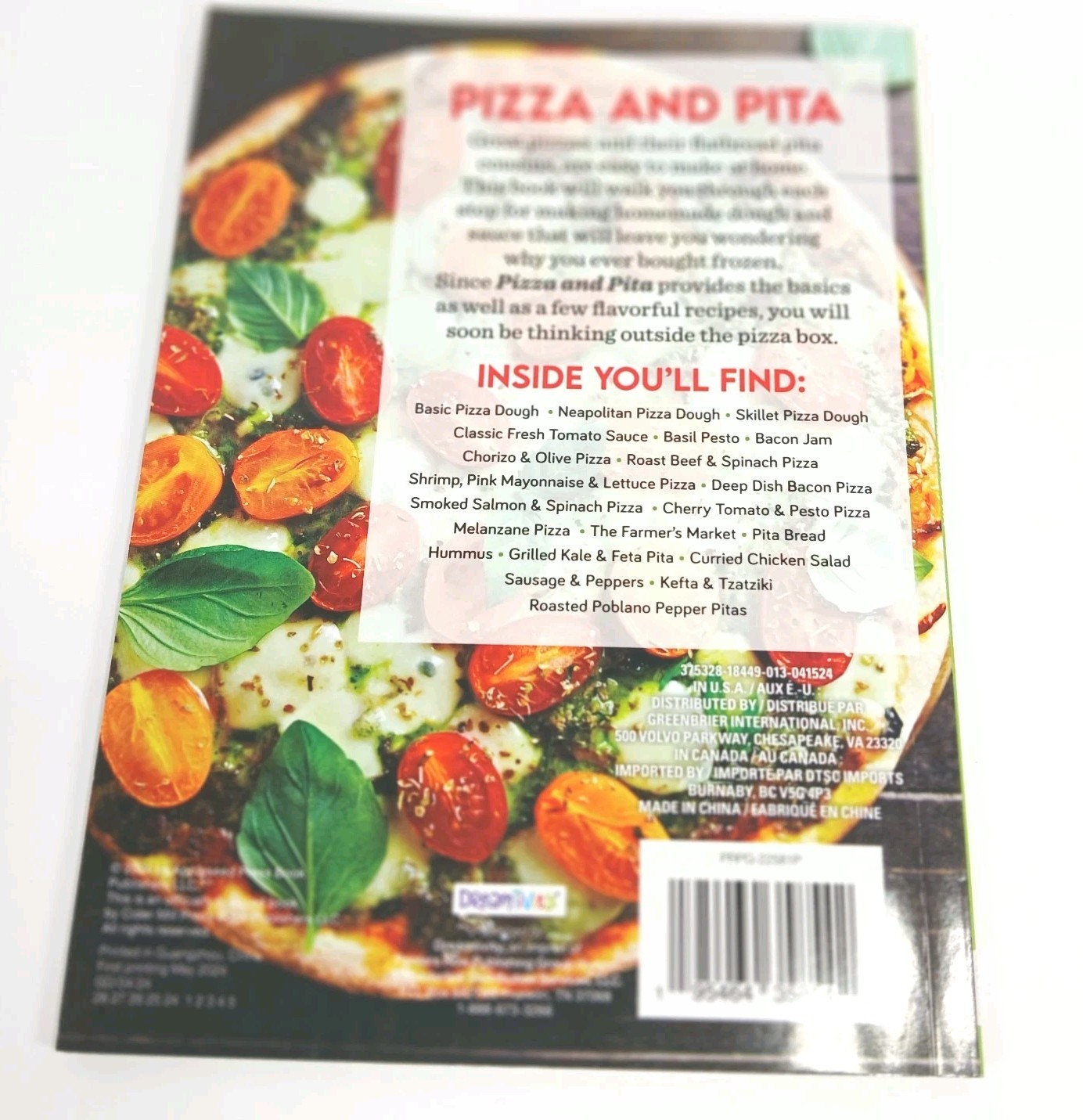 Lot of 4 DreamTivity Cookbooks Turkey, Meal In One, Boards + Bites, Pizza & Pita