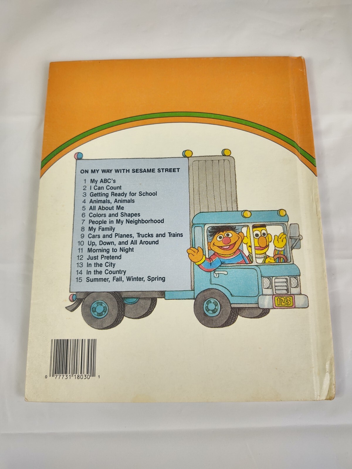 Vtg 89 On My Way With Sesame Street Volume 3 Getting Ready For School Book CTW