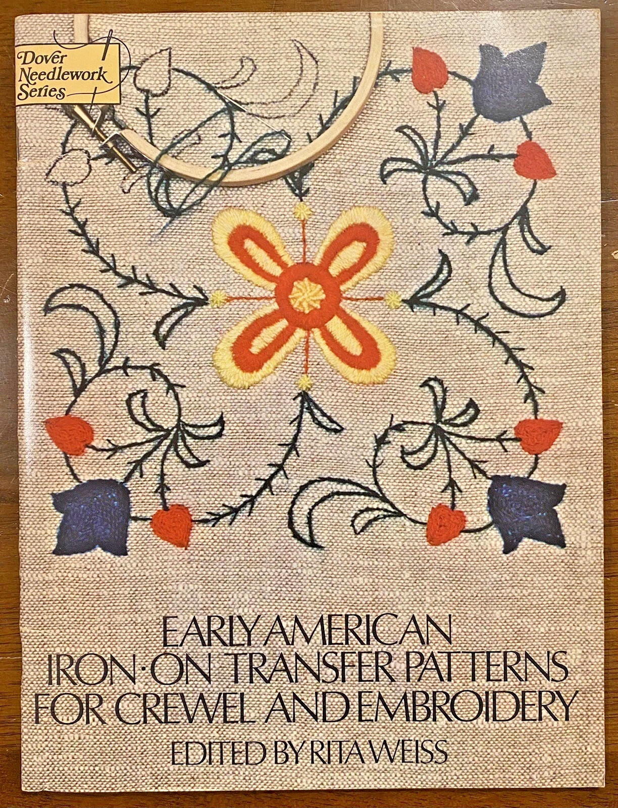 VTG Early American Iron-On Transfer Patterns for Crewel & Embroidery RITA WEISS