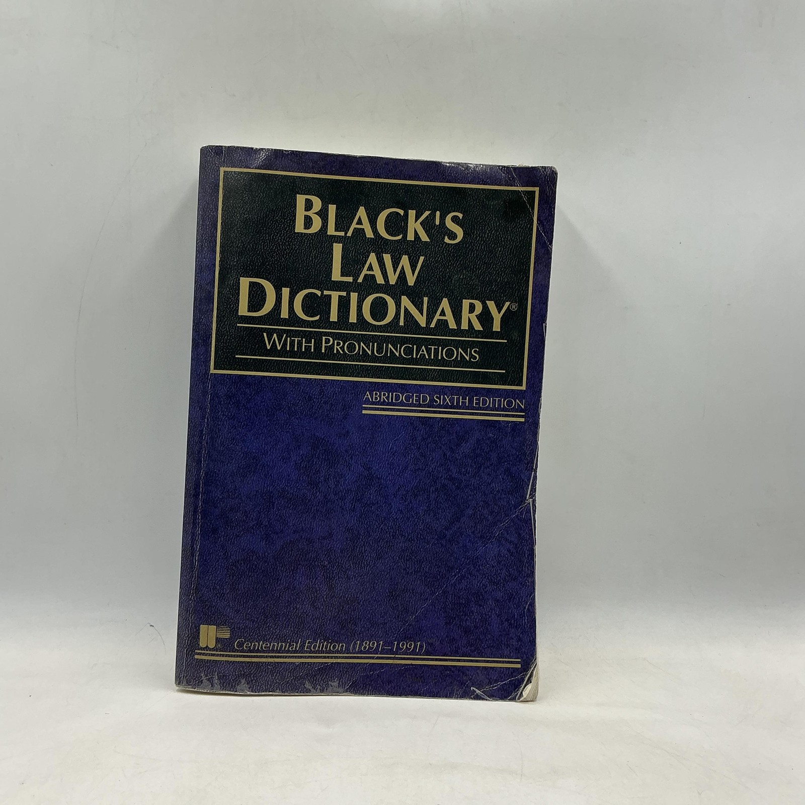 Vintage Black’s Law Dictionary With Pronunciations Henry Black Blue PB 1994 Law